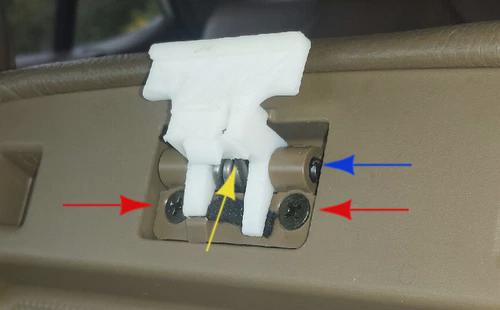 Acura MDX - Center Console Armrest Clip Latch 2001–2006