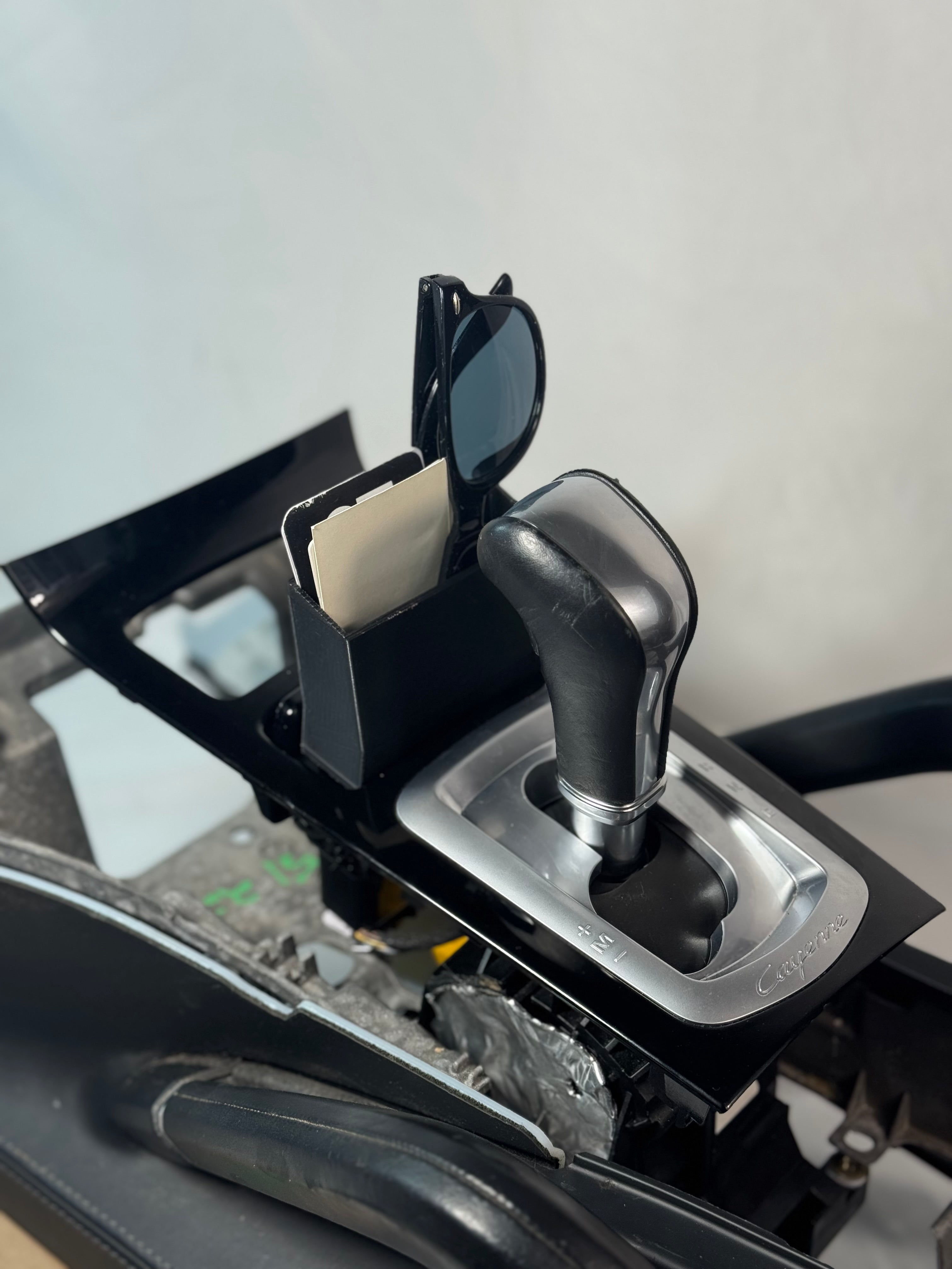 Porsche Cayenne 958 (2011–2018) Ash Tray Cubby – Replaces OEM Ashtray – Small Storage Insert