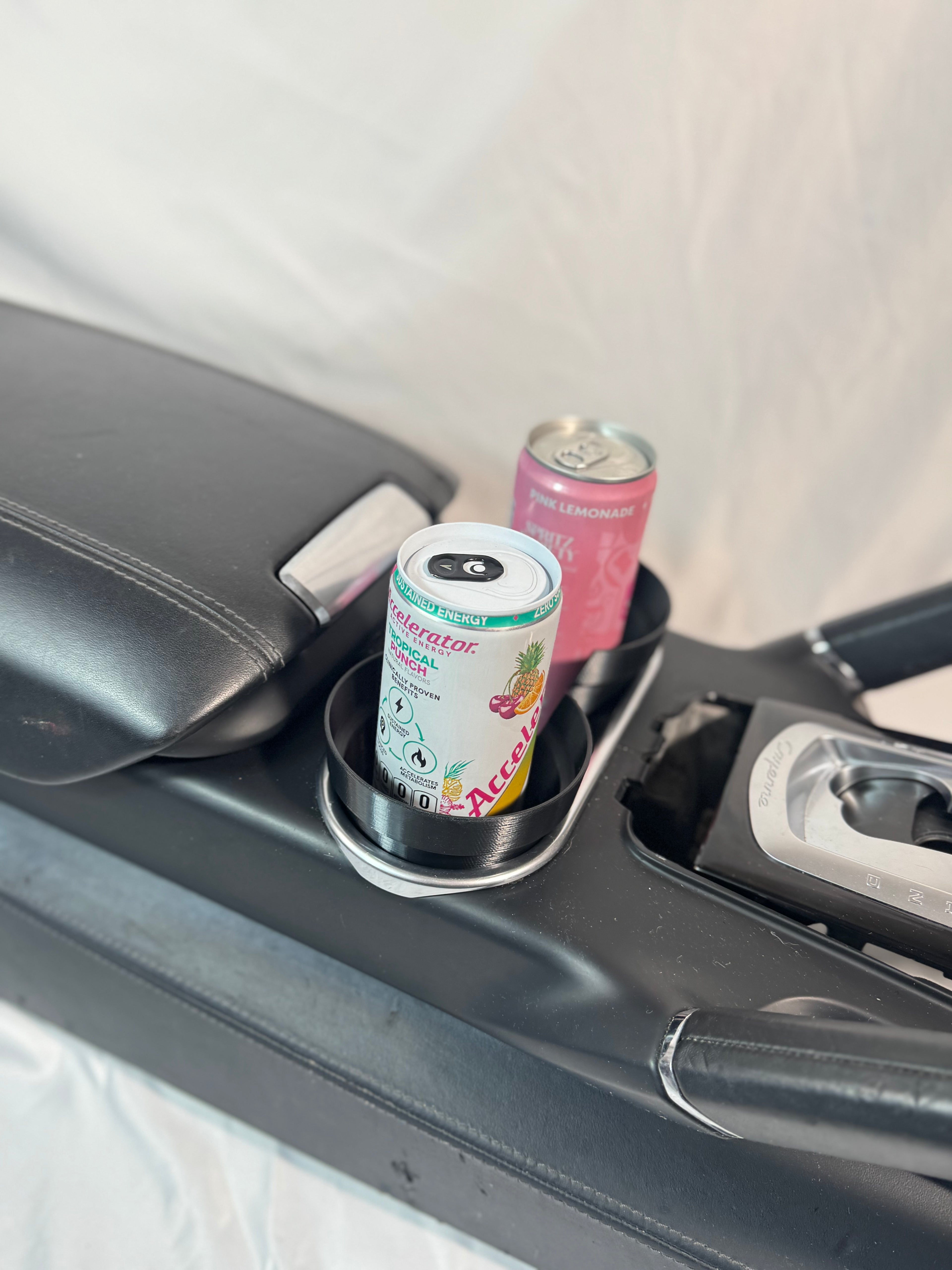 Porsche Cayenne 958 Dual Cup Holder Insert w/ Coin Pocket 2011–2018