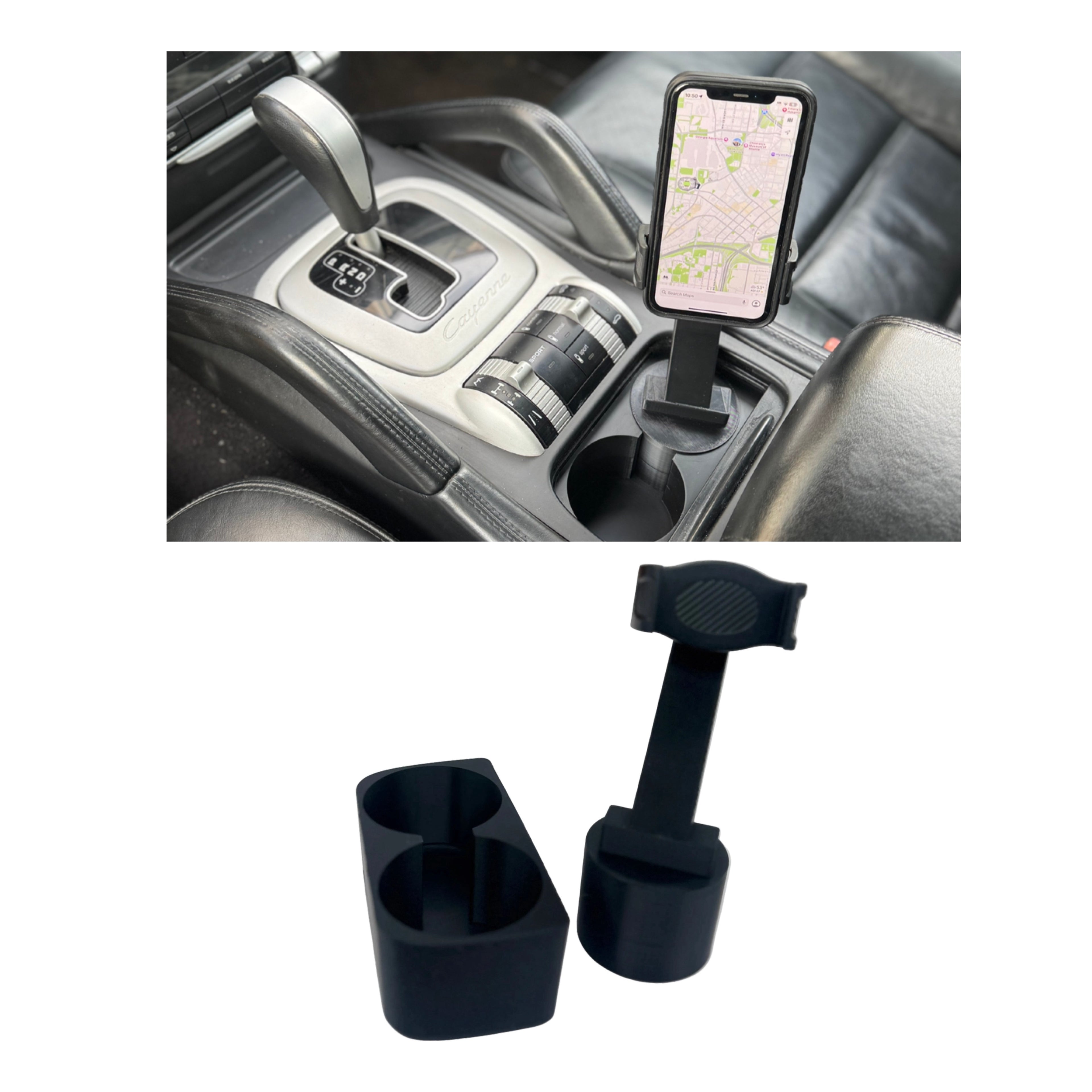 Porsche Cayenne 955 957 Dual Cup Holder Insert 2003-2010