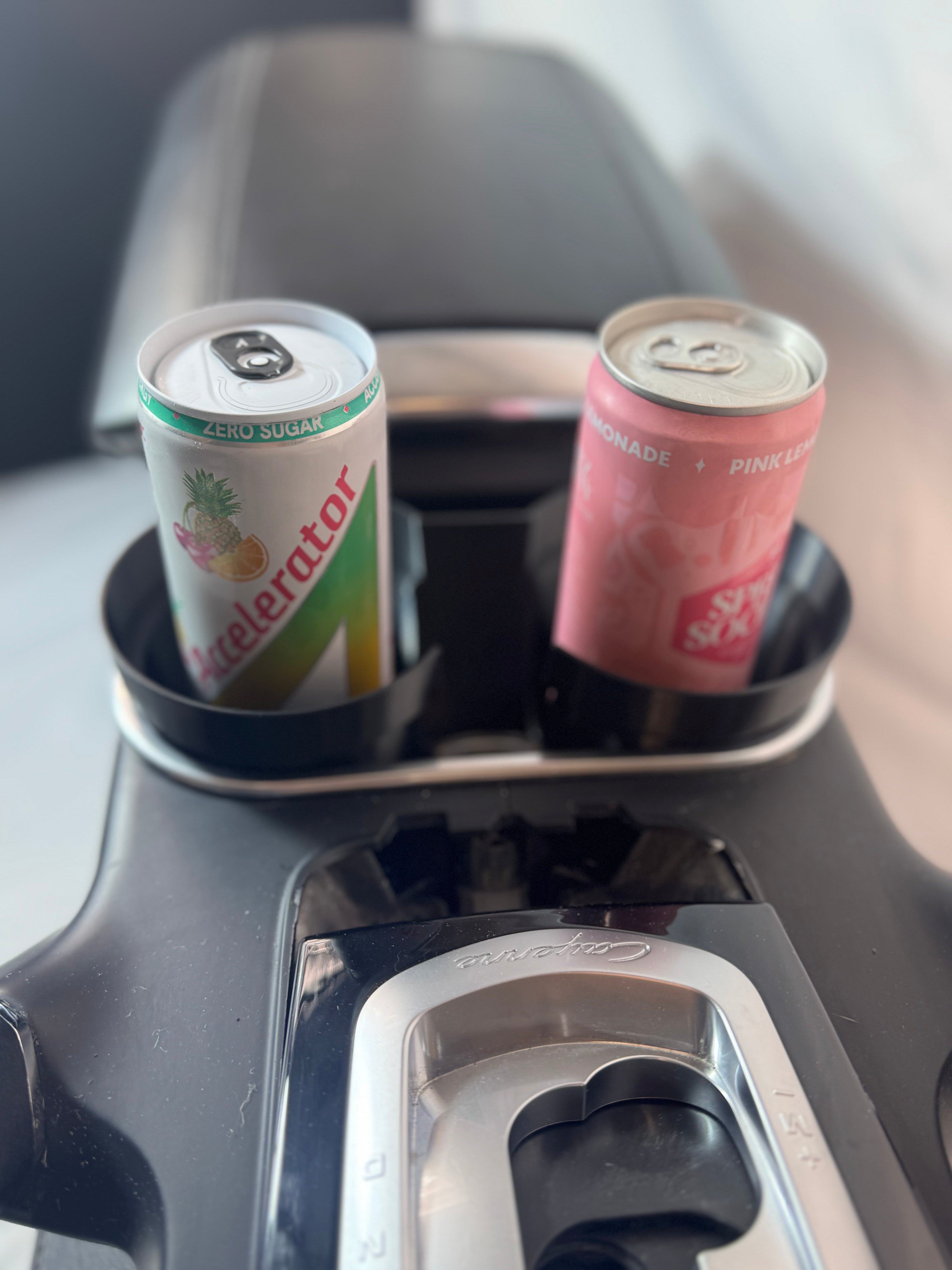 Porsche Cayenne 958 Dual Cup Holder Insert w/ Coin Pocket 2011–2018