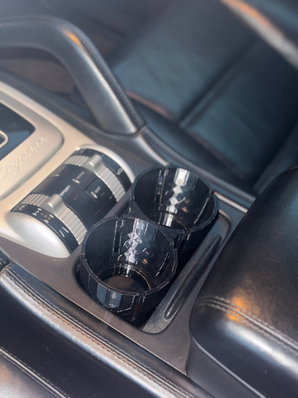 Porsche Cayenne 955 957 Dual Cup Holder Insert/Reducer 2003-2010