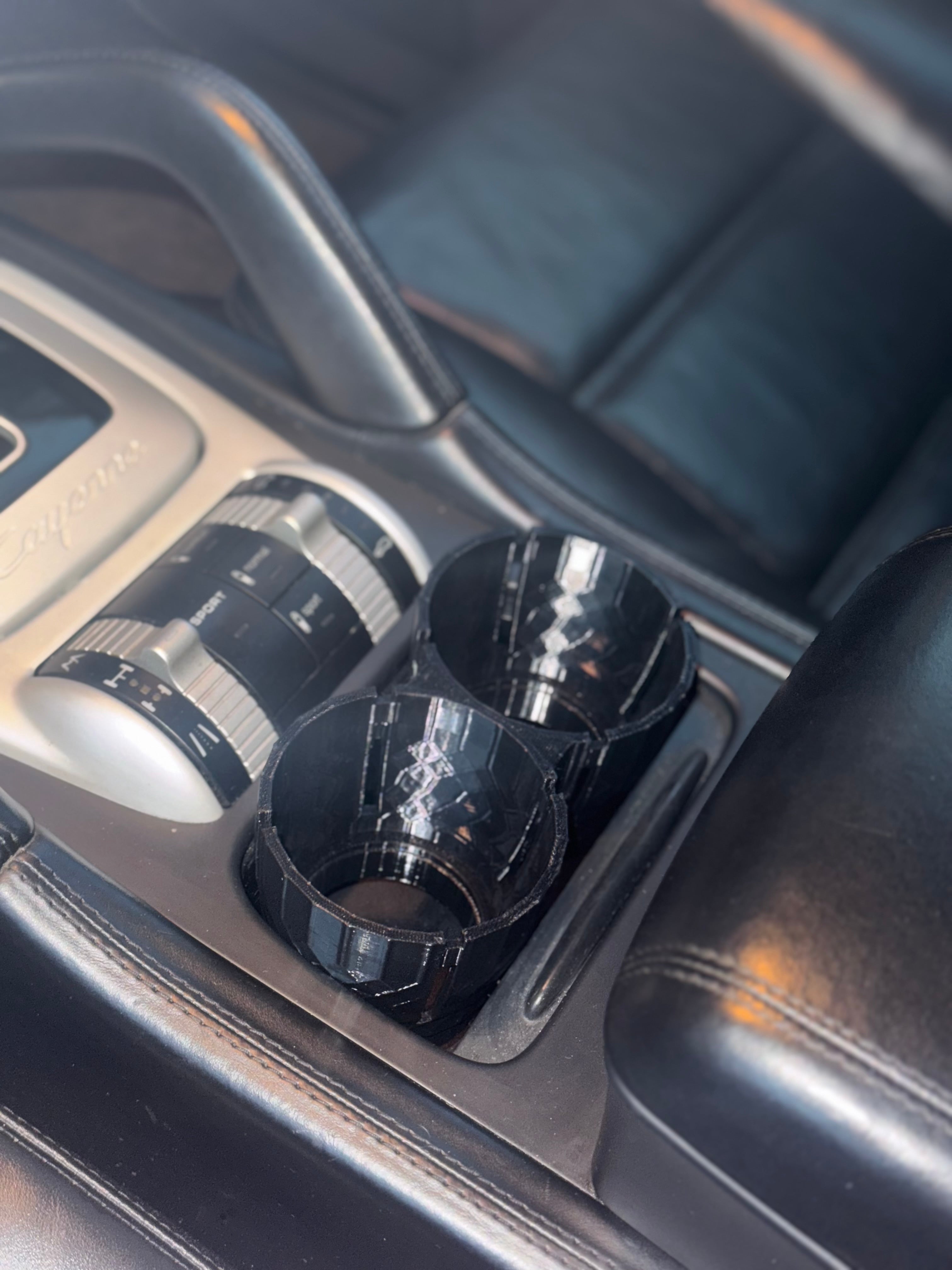 Porsche Cayenne 955 957 Dual Cup Holder Insert/Reducer 2003-2010