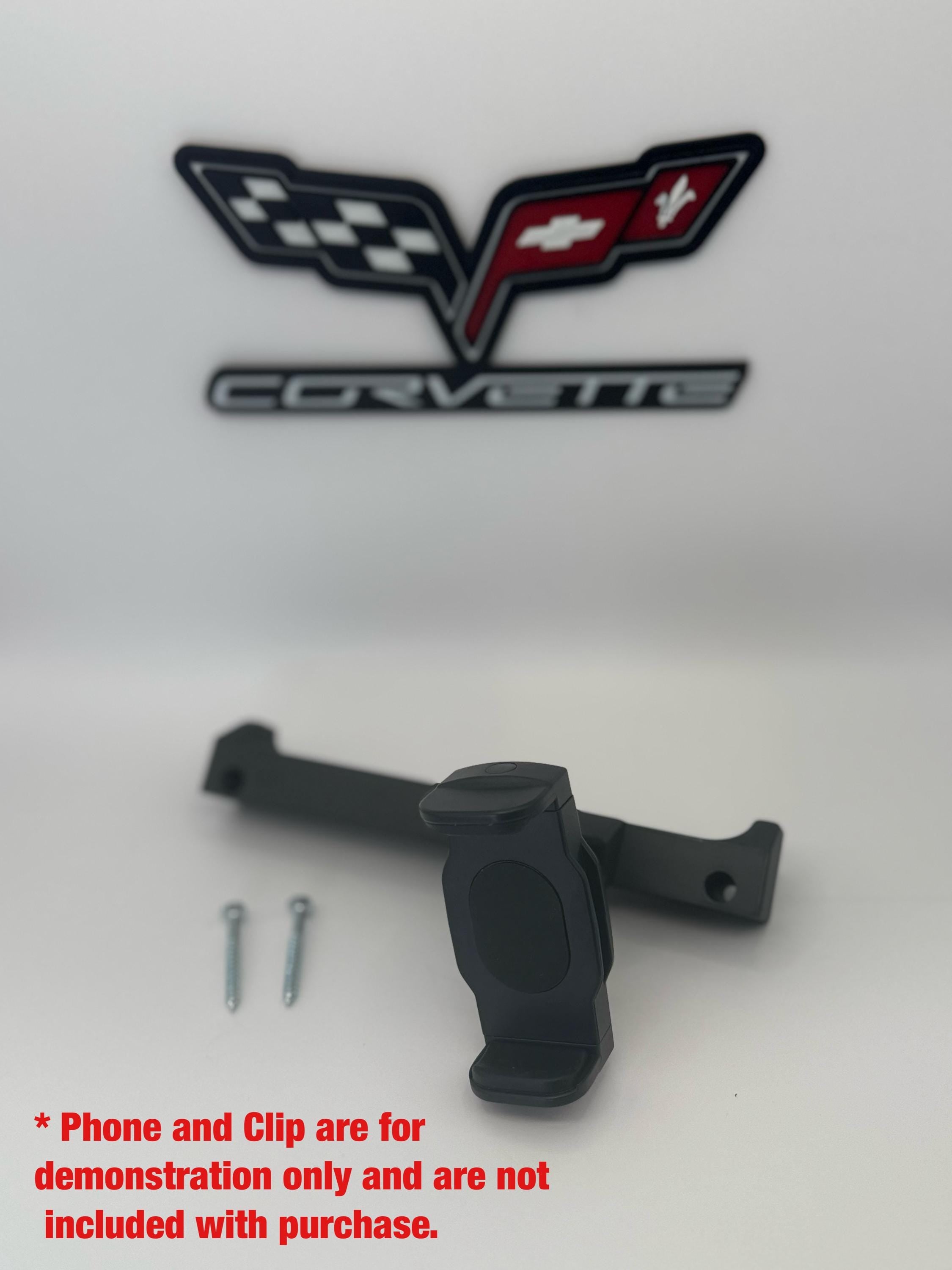 Chevrolet Corvette C4 Dashboard Phone Holder 17mm Ball (OEM-like) 1984 - 1989