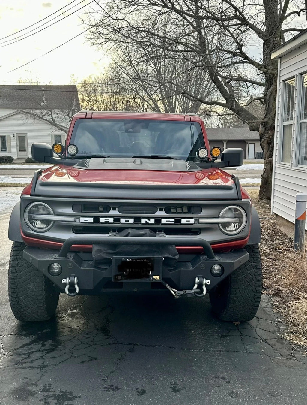 Ford Bronco 2021-2026 Gen 6 LED Dual Ditch Mounts Brackets - A Pillar  - Hardware Included