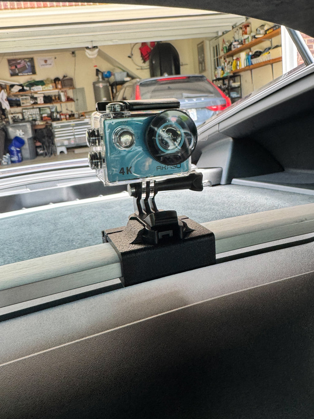 Porsche 718 Cayman Boxster 981 982 Camera Mount Crossbar Clamp | 2012-2025 Track Day POV