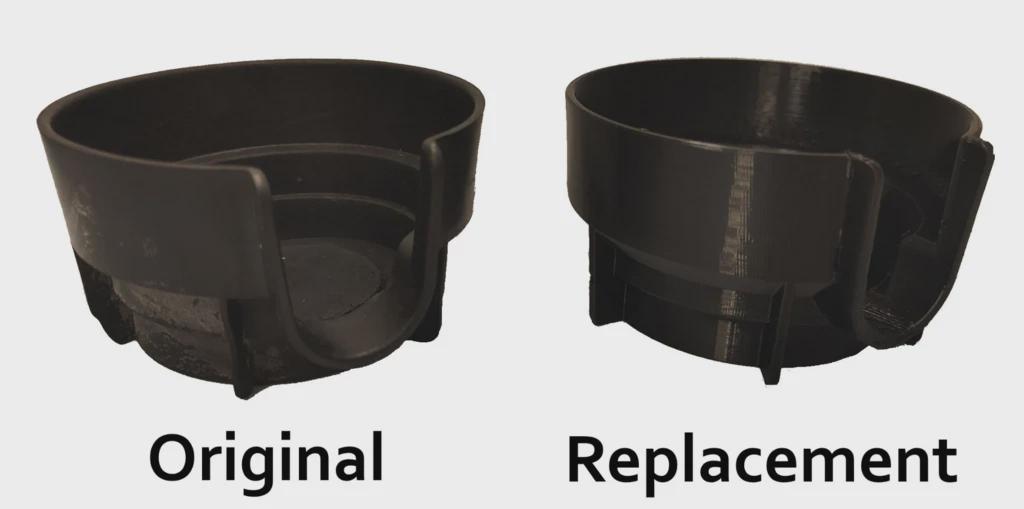 Chevrolet GMC Silverado Tahoe Yukon Sierra Front Cup Holder Inserts 1999- 2006 - Rubber TPU