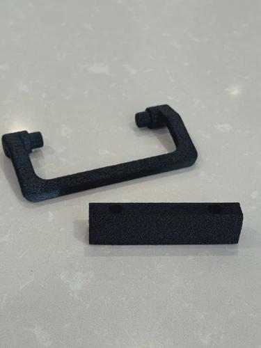 Chevrolet Corvette C3 Rear Window Shade Handle w/Retainer 1978-1982