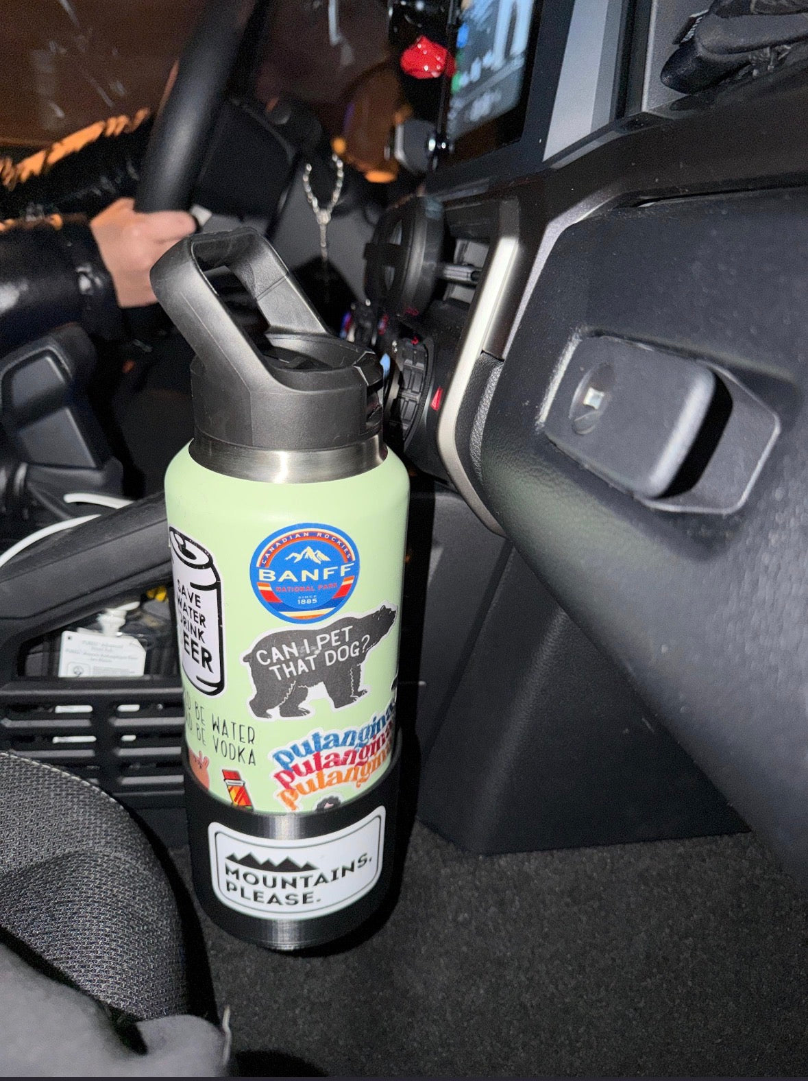 Toyota 4Runner Tacoma 6th Gen Cup Holder Insert (2025+) | Tall Bottle, Tumbler & Phone Holder Upgrade