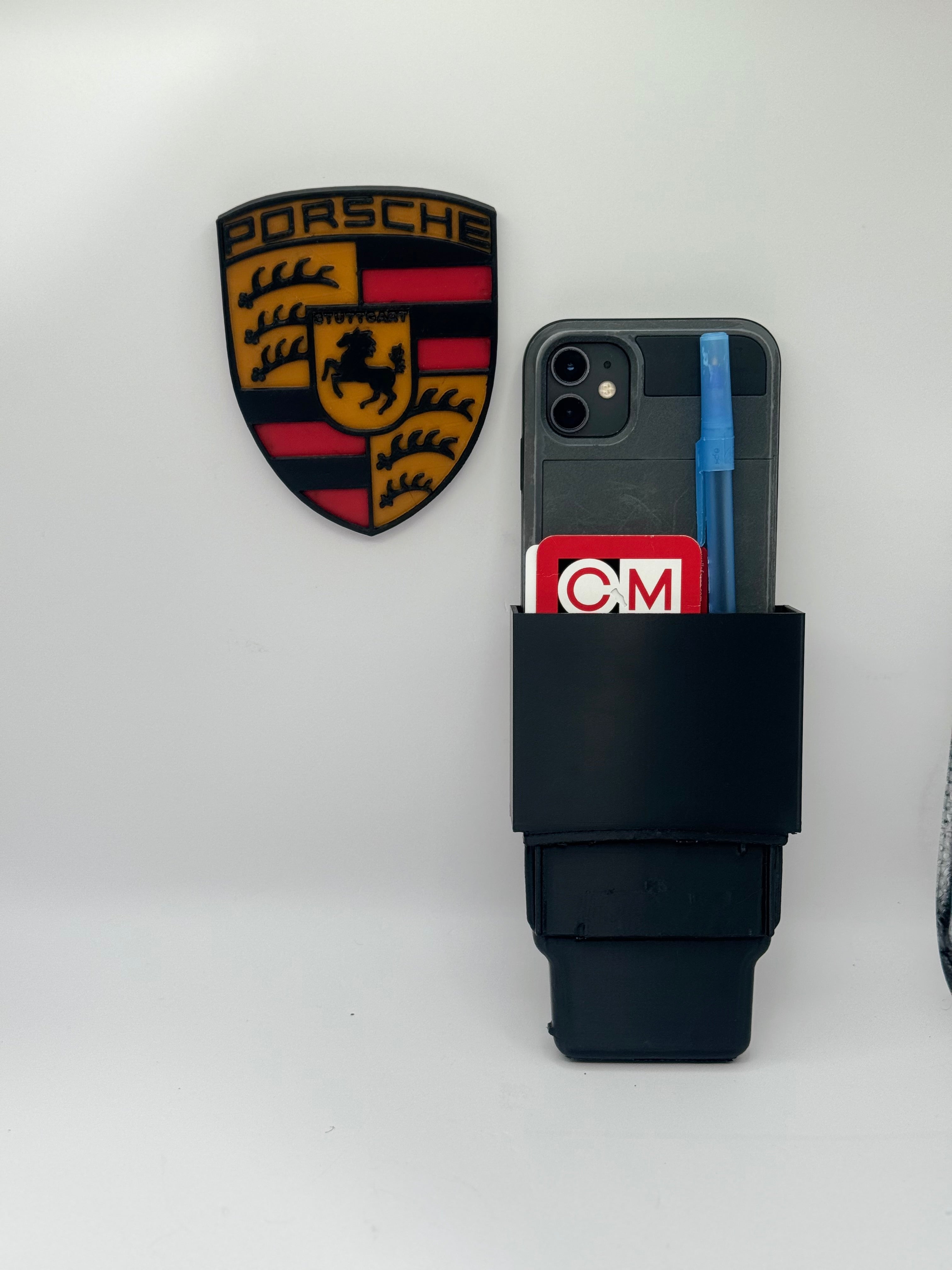 Porsche Cayenne 958 (2011–2018) Ash Tray Cubby – Replaces OEM Ashtray – Small Storage Insert