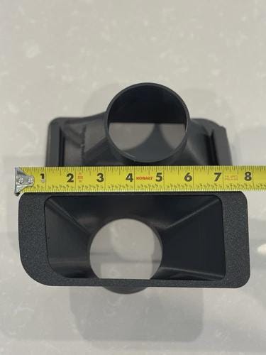 BMW E36 Non-M & M3 fog light air intakes 1992 - 1999 70mm - Reinforced ASA - hardware included