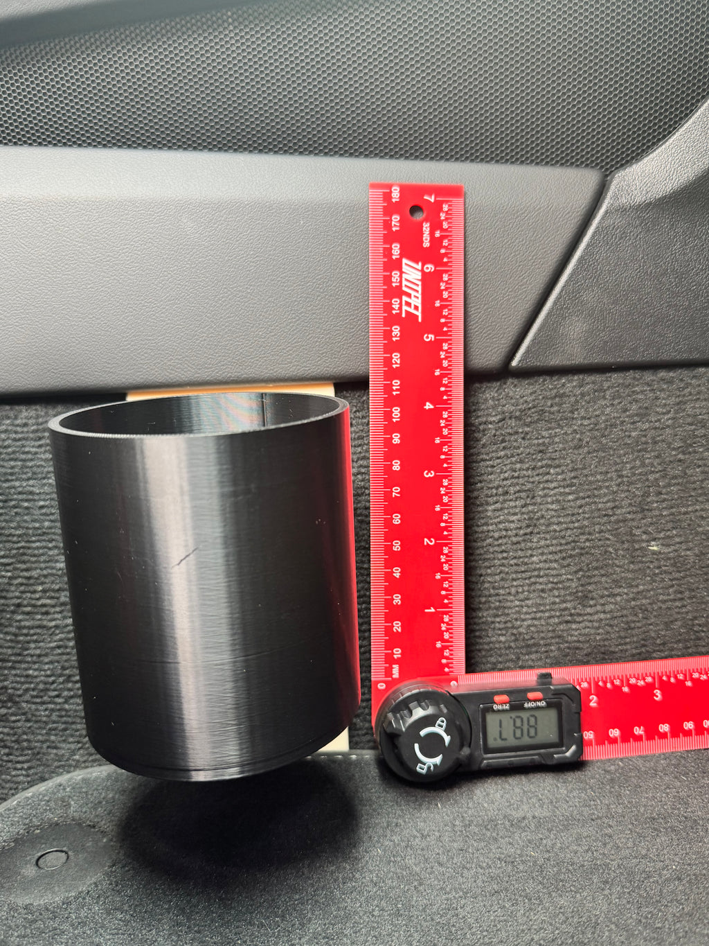 Porsche 718 Porsche Cayman / Boxster 718 (2017–2025) 85mm Cup Holder Insert – Floor Mounted Tumbler & CupHolder