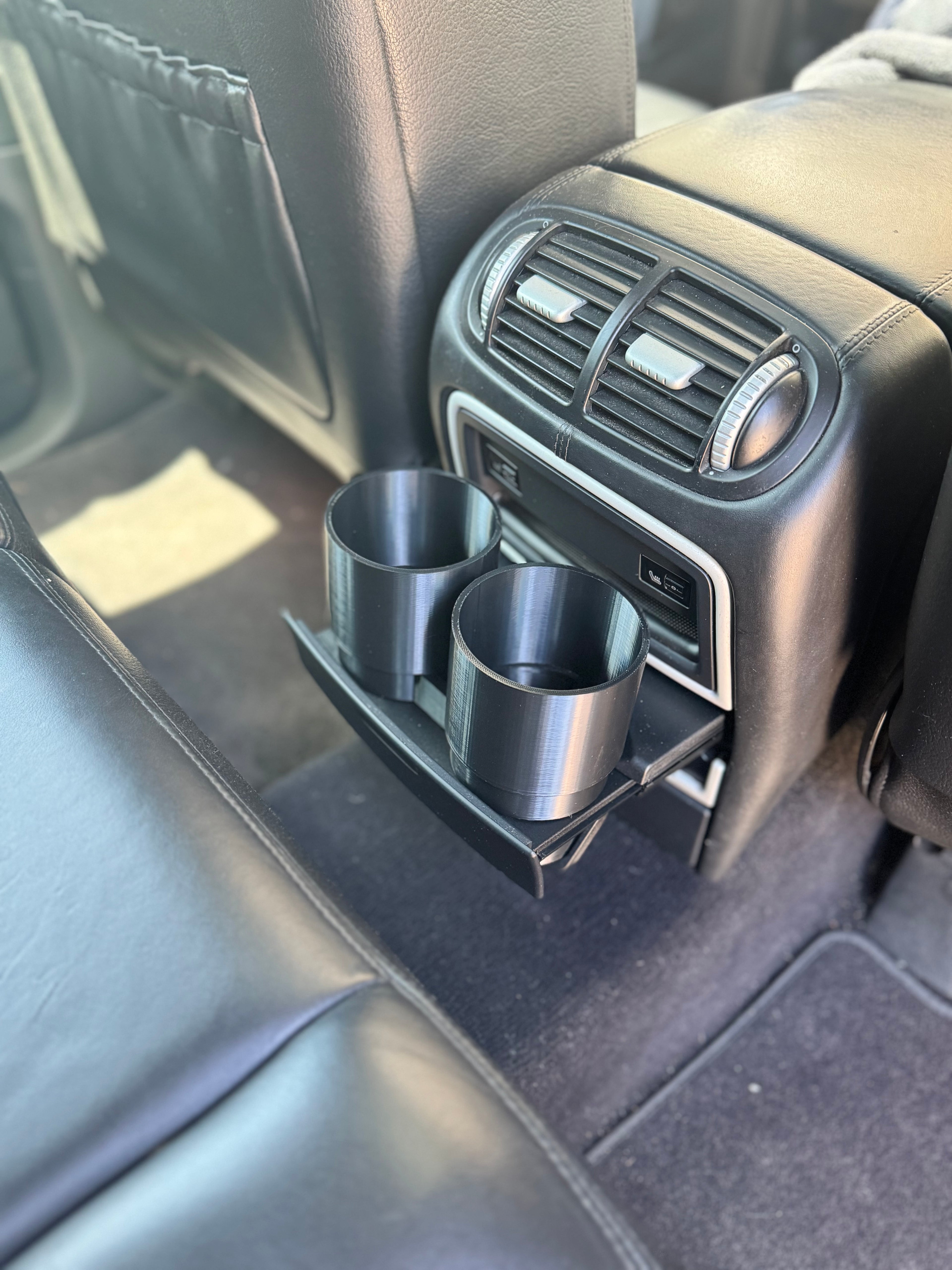 Porsche Cayenne 955/957 (2003-2010) Rear Cupholders Extension with Reducers