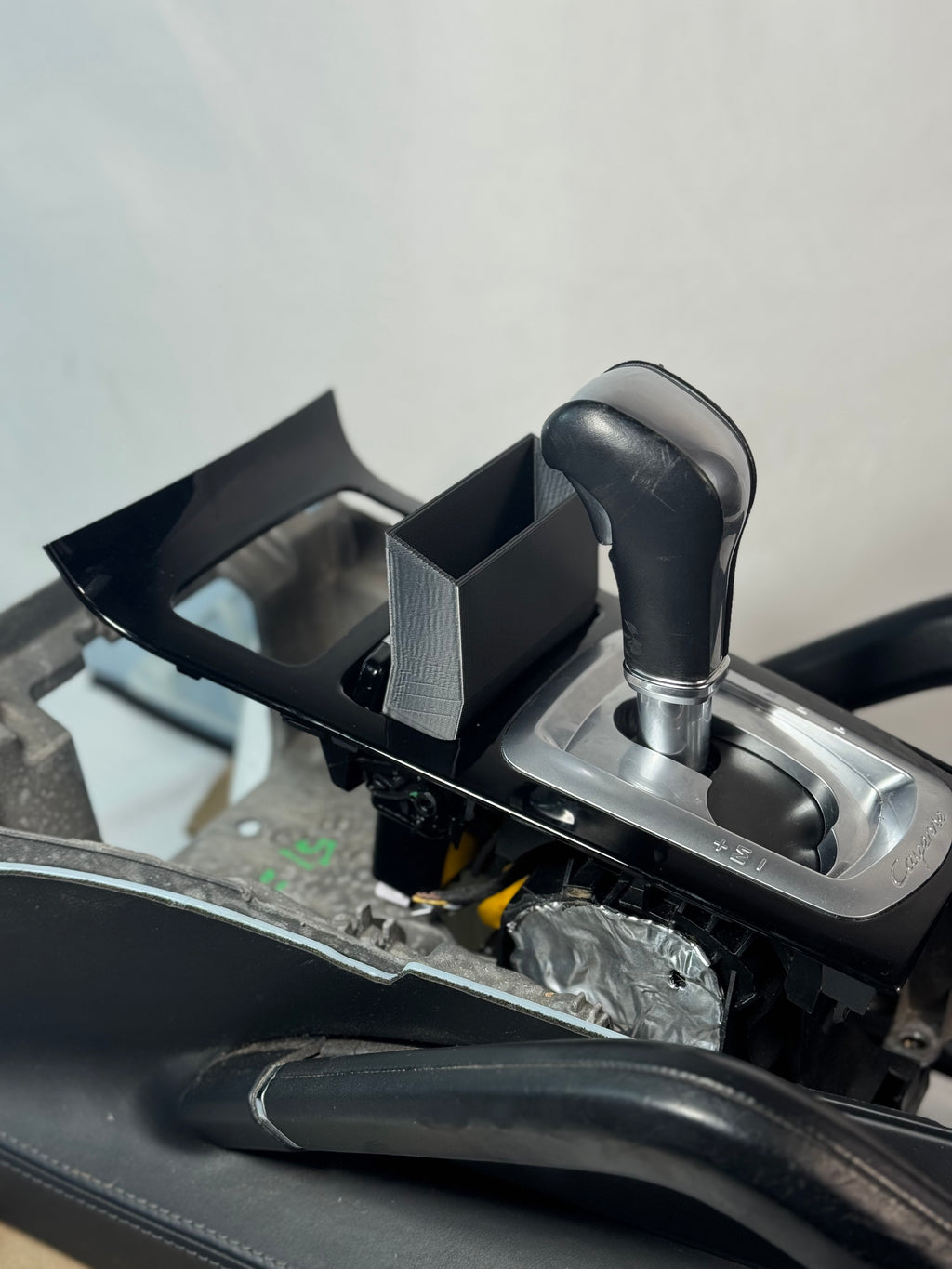 Porsche Cayenne 958 (2011–2018) Ash Tray Cubby – Replaces OEM Ashtray – Small Storage Insert