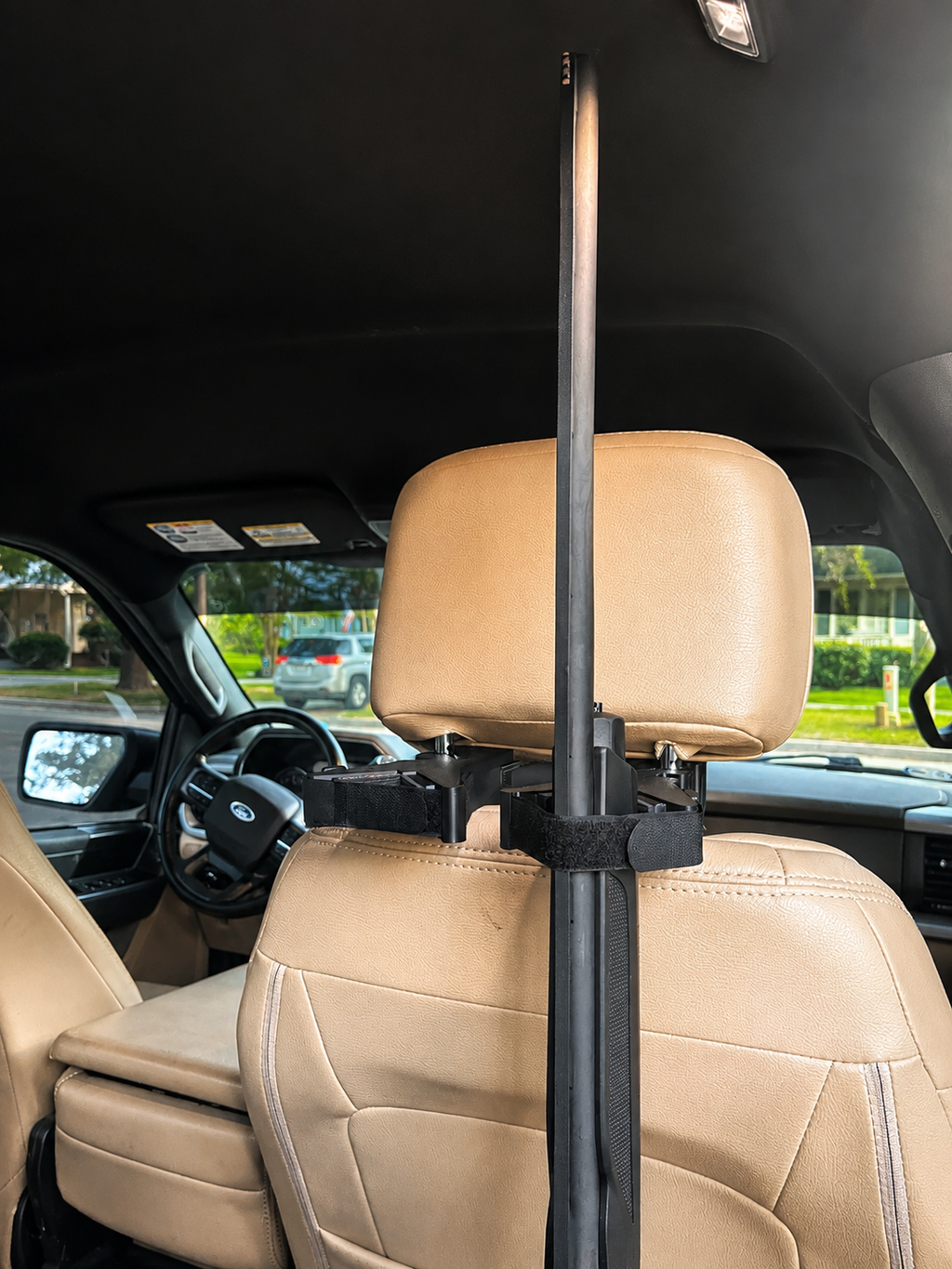 Truck & SUV Headrest Gun Rack – Rifle & Shotgun Seat Back Storage Holder