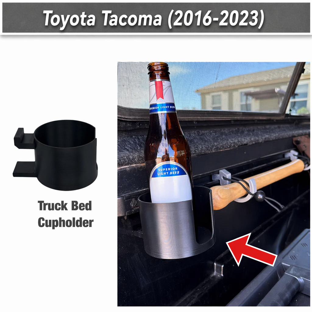 Toyota Tacoma 3rd Gen Truck Bed Cup holder 2016 - 2023