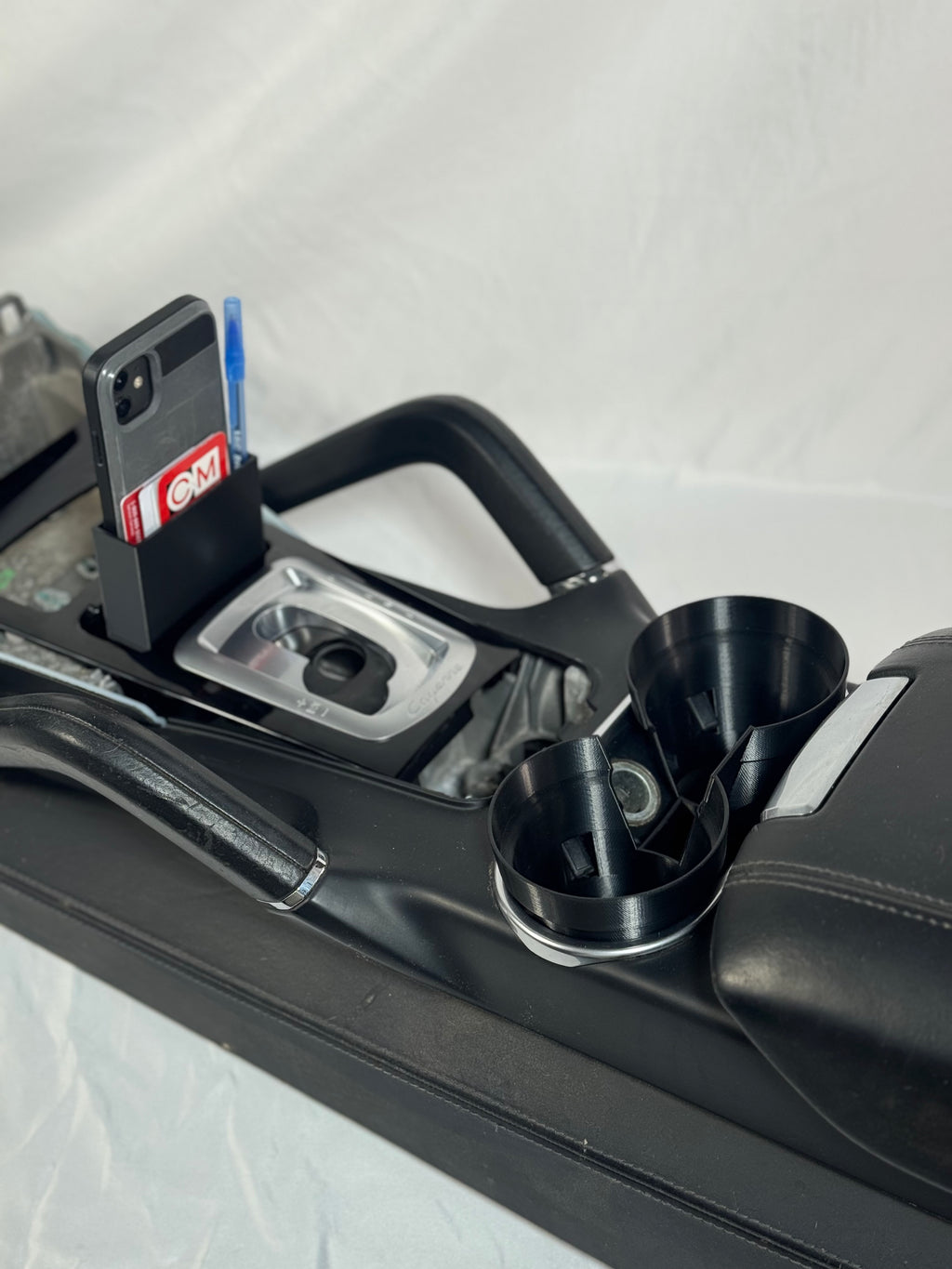 Porsche Cayenne 958 (2011–2018) Ash Tray Cubby – Replaces OEM Ashtray – Small Storage Insert