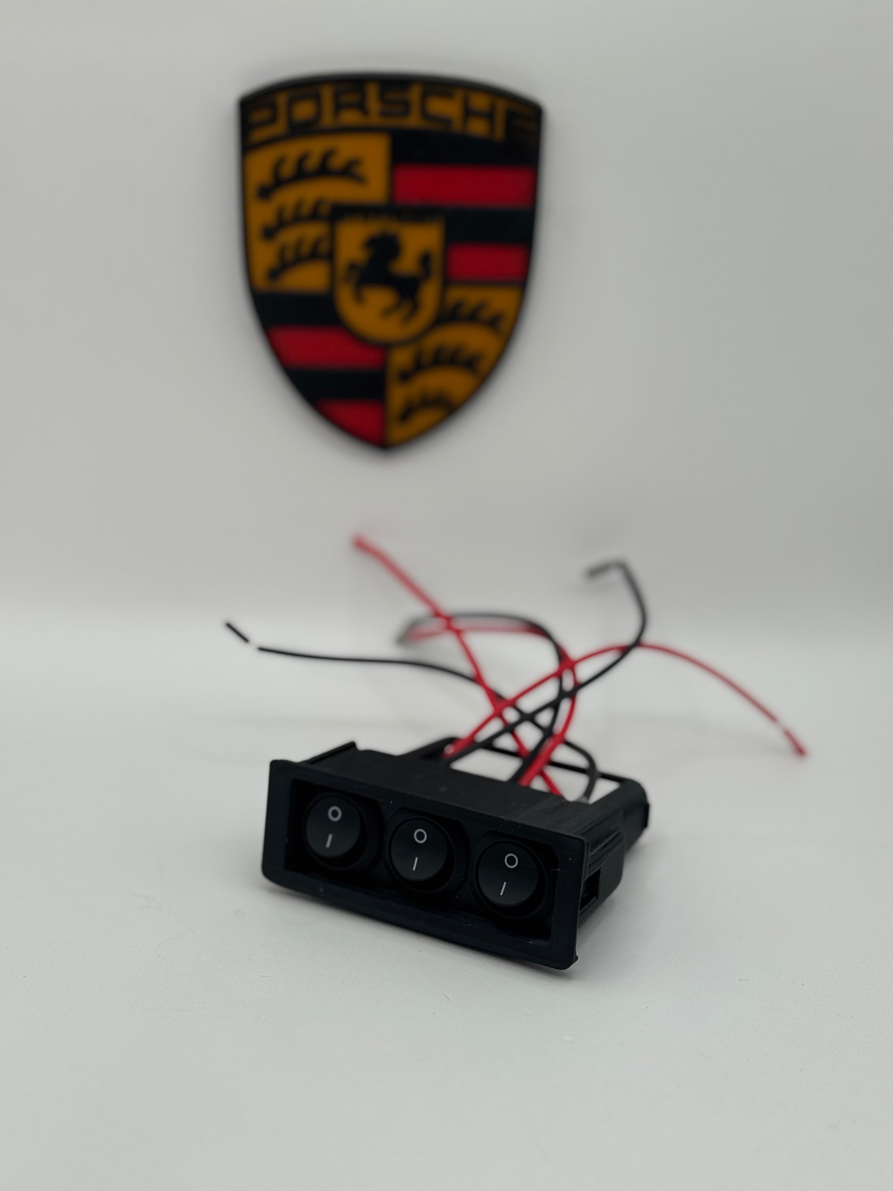 Porsche Cayenne 958 Hidden Ash Tray Dual LED/Aux Switch Panel 2011–2018