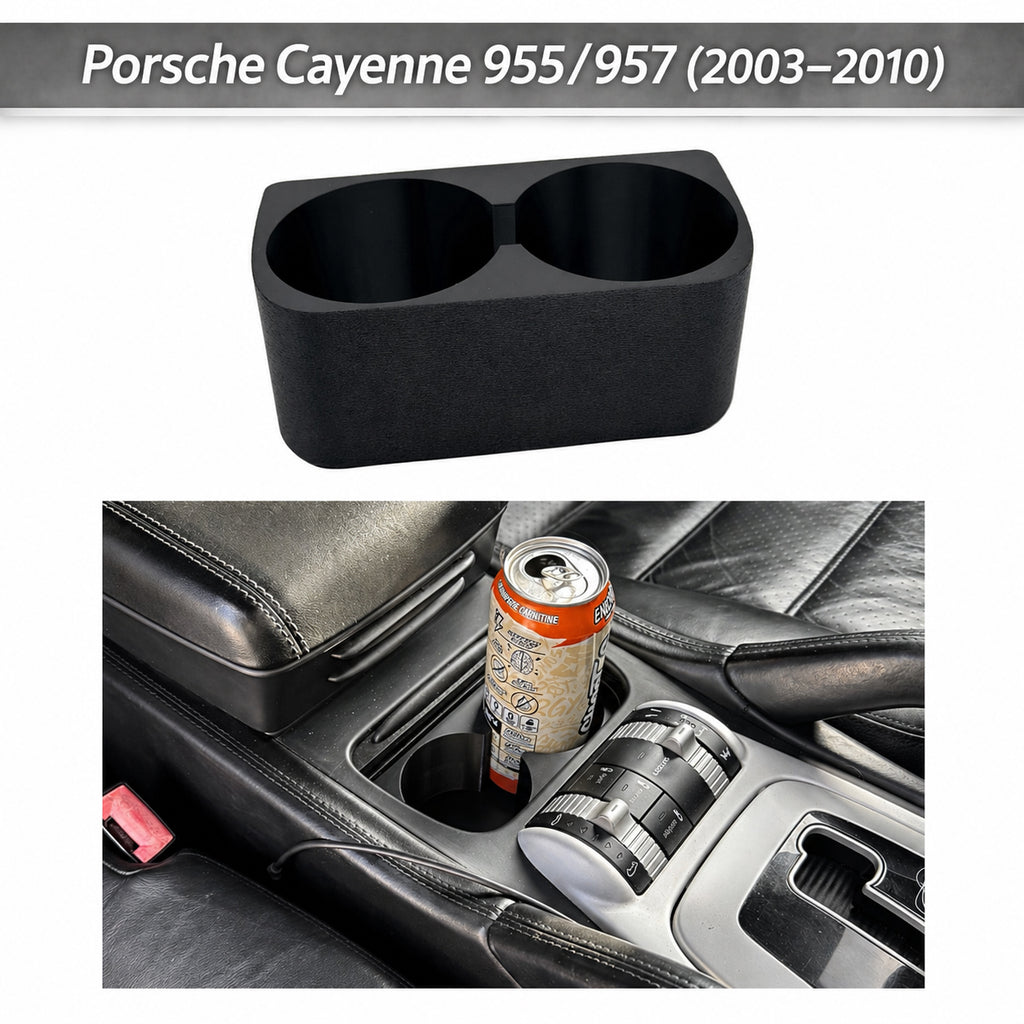 Porsche Cayenne 955 957 Dual Cup Holder Insert 2003-2010