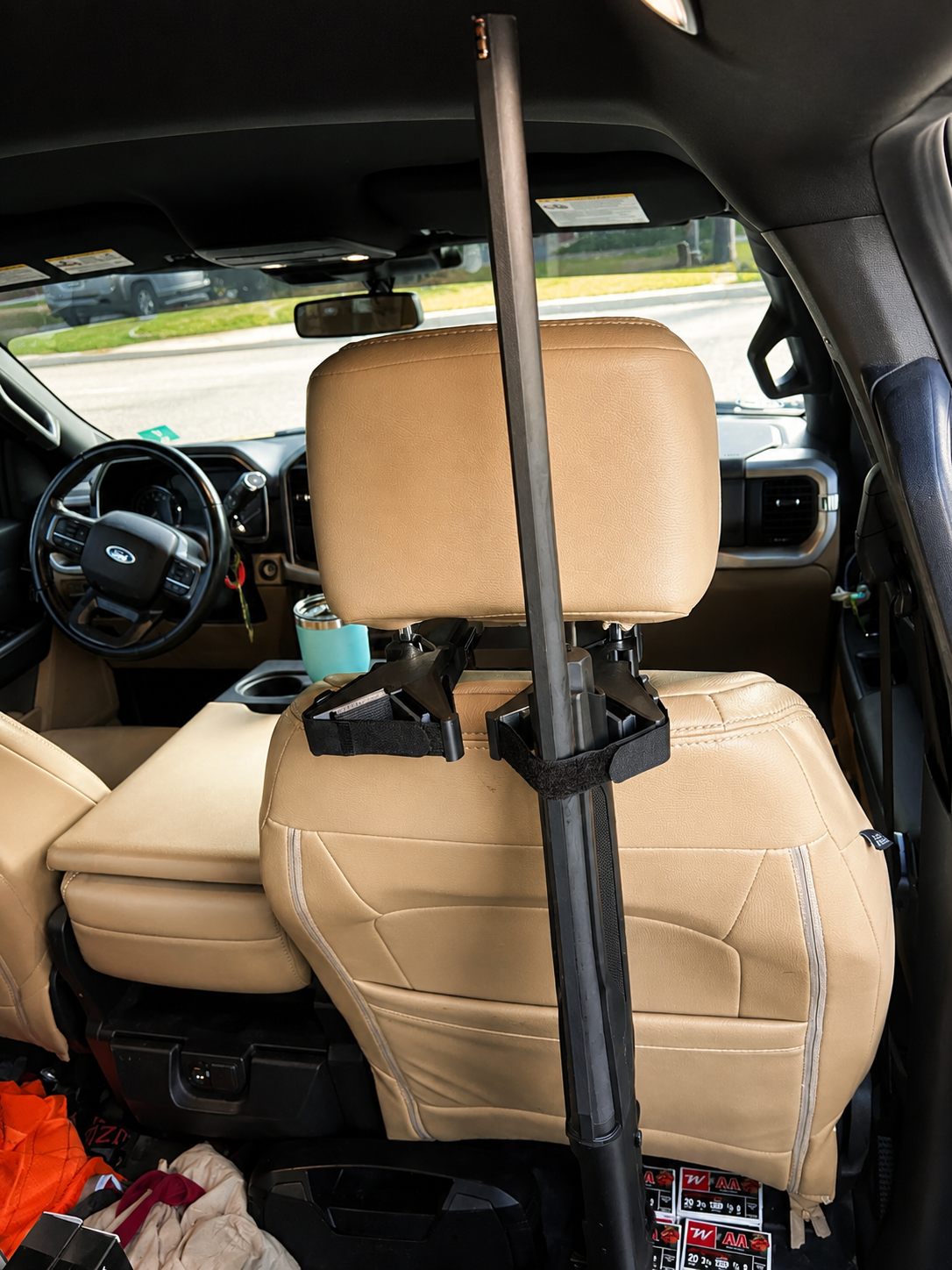 Truck & SUV Headrest Gun Rack – Rifle & Shotgun Seat Back Storage Holder