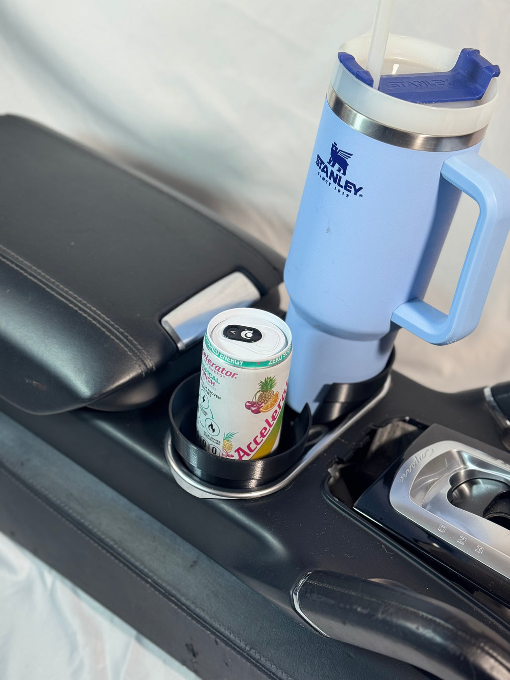 Porsche Cayenne 958 Dual Cup Holder Insert w/ Coin Pocket 2011–2018