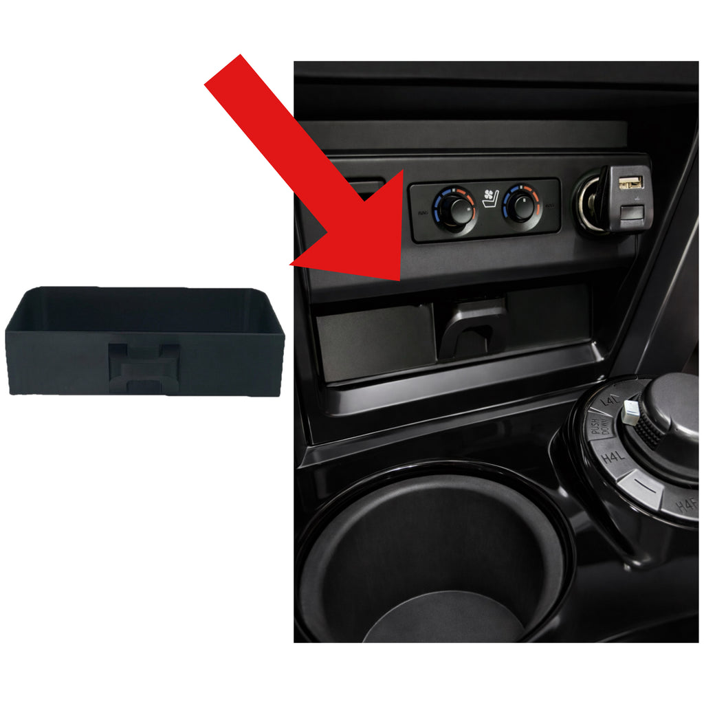 Toyota 4Runner Cubby Storage Dashboard Drawer |  5th Gen 2014-2024 | felted bottom