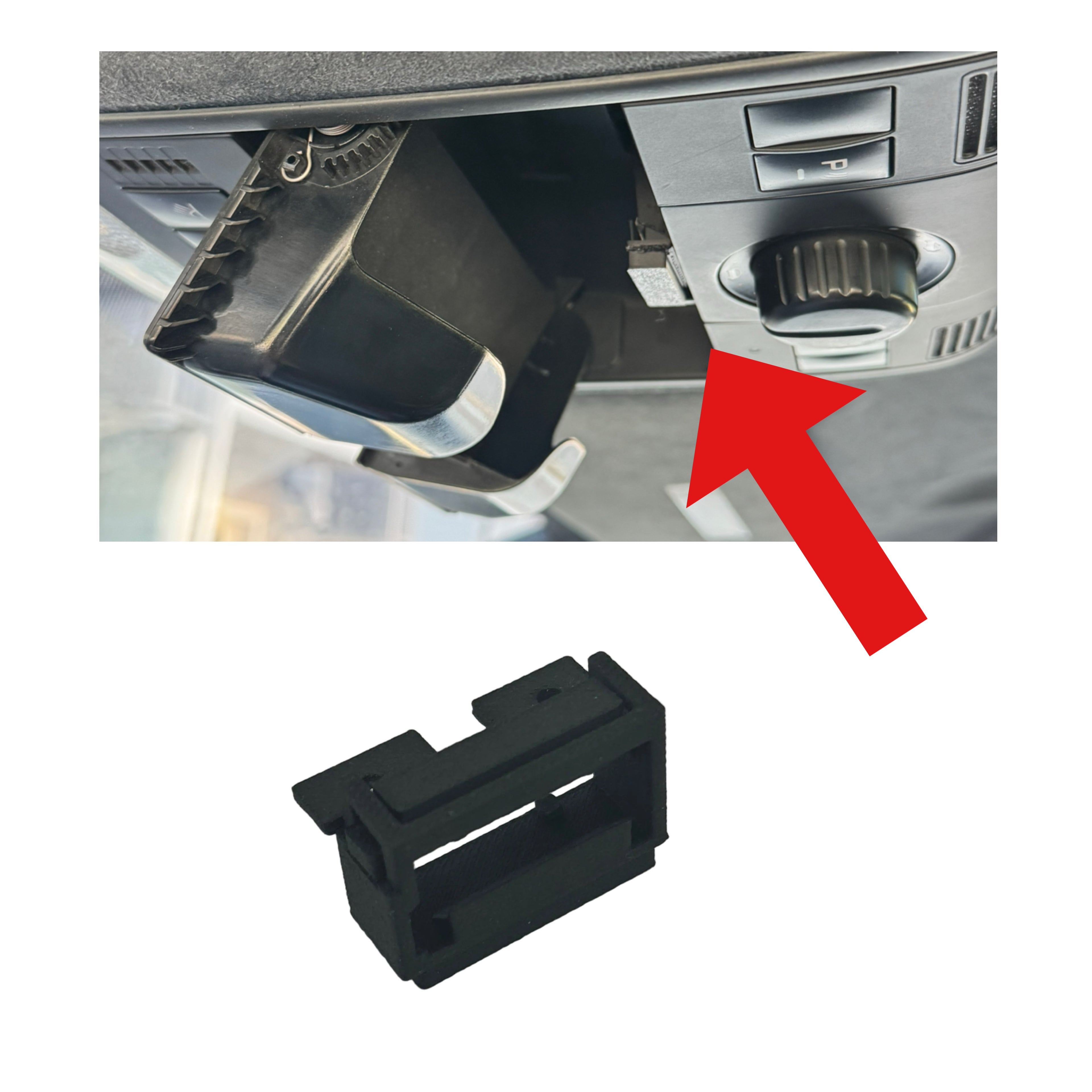 Porsche Cayenne 955/957 2003-2010 Sunglass Holder Button Replacement - Overhead Console