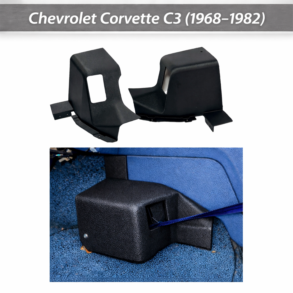 Chevrolet Corvette C3 Rear Quarter Panel Extensions - 428163 - (1968-1973)