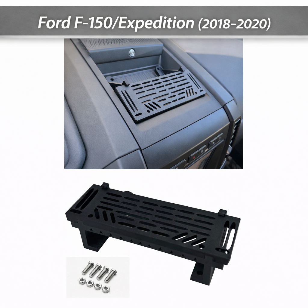 Ford F-150 F-250 Expedition 2018–2022 Center Dash Mounting System – Easy Install - Hardware included