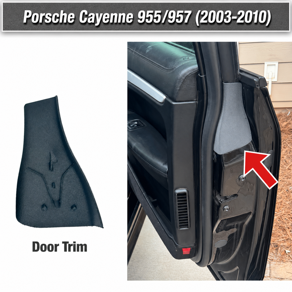 Porsche Cayenne 955 / 957 Door Trim Cap Replacement (2003–2010) - 7L0837916B 7L0837916C