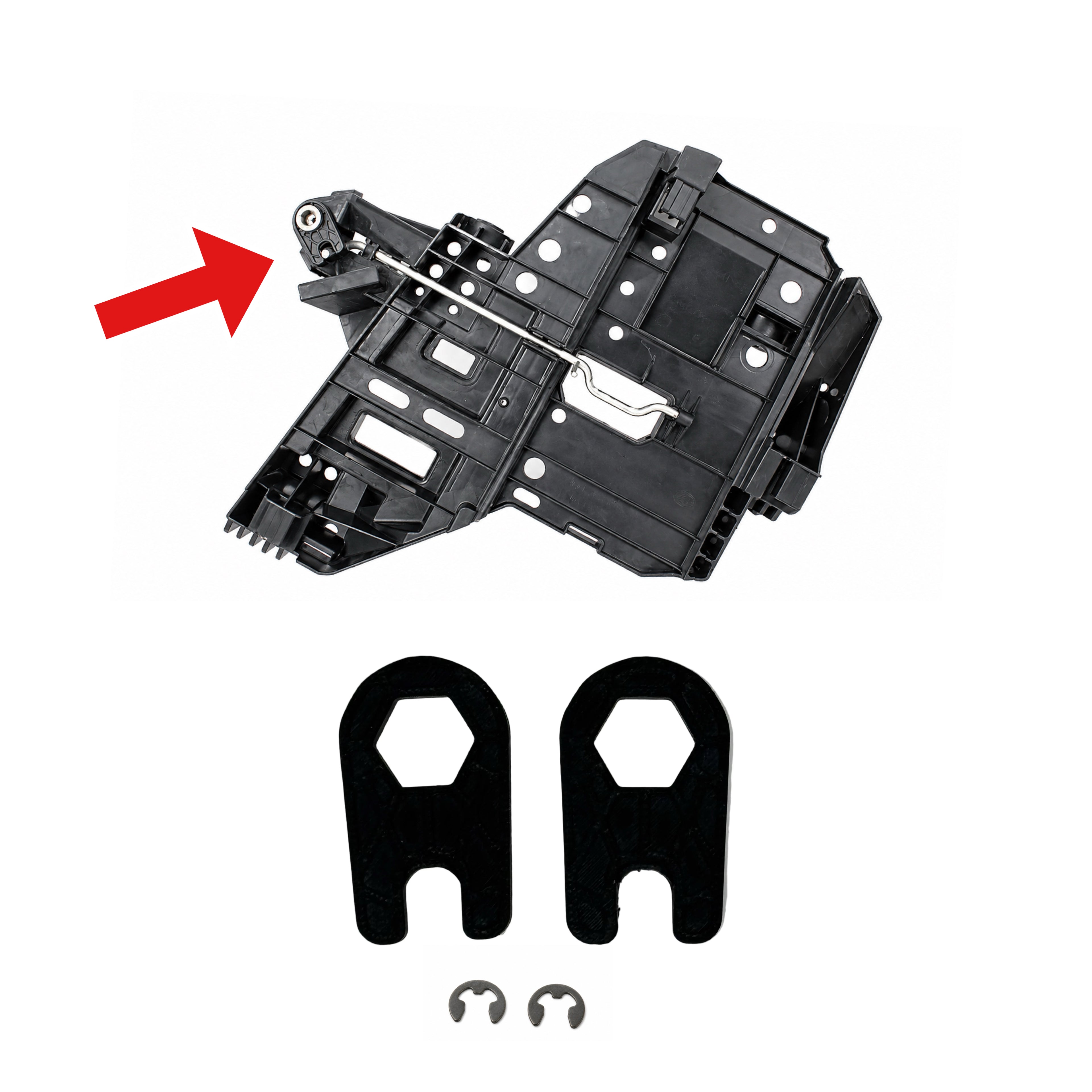 Porsche Cayenne 957 Headlight Mount Lock Tab Replacement 2008-2010