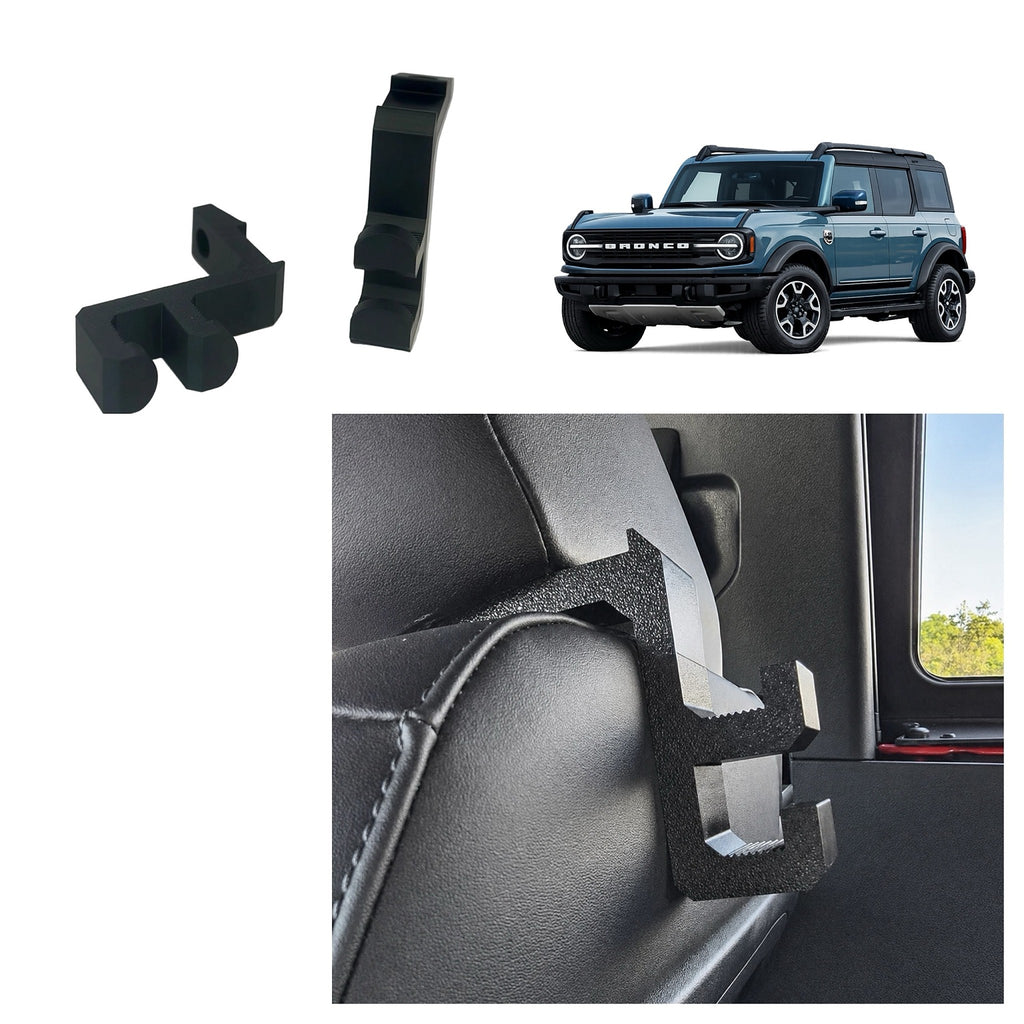 Ford Bronco 2021-2025 Gen6 Headrest Storage  DOUBLE Hooks (pack of 2)
