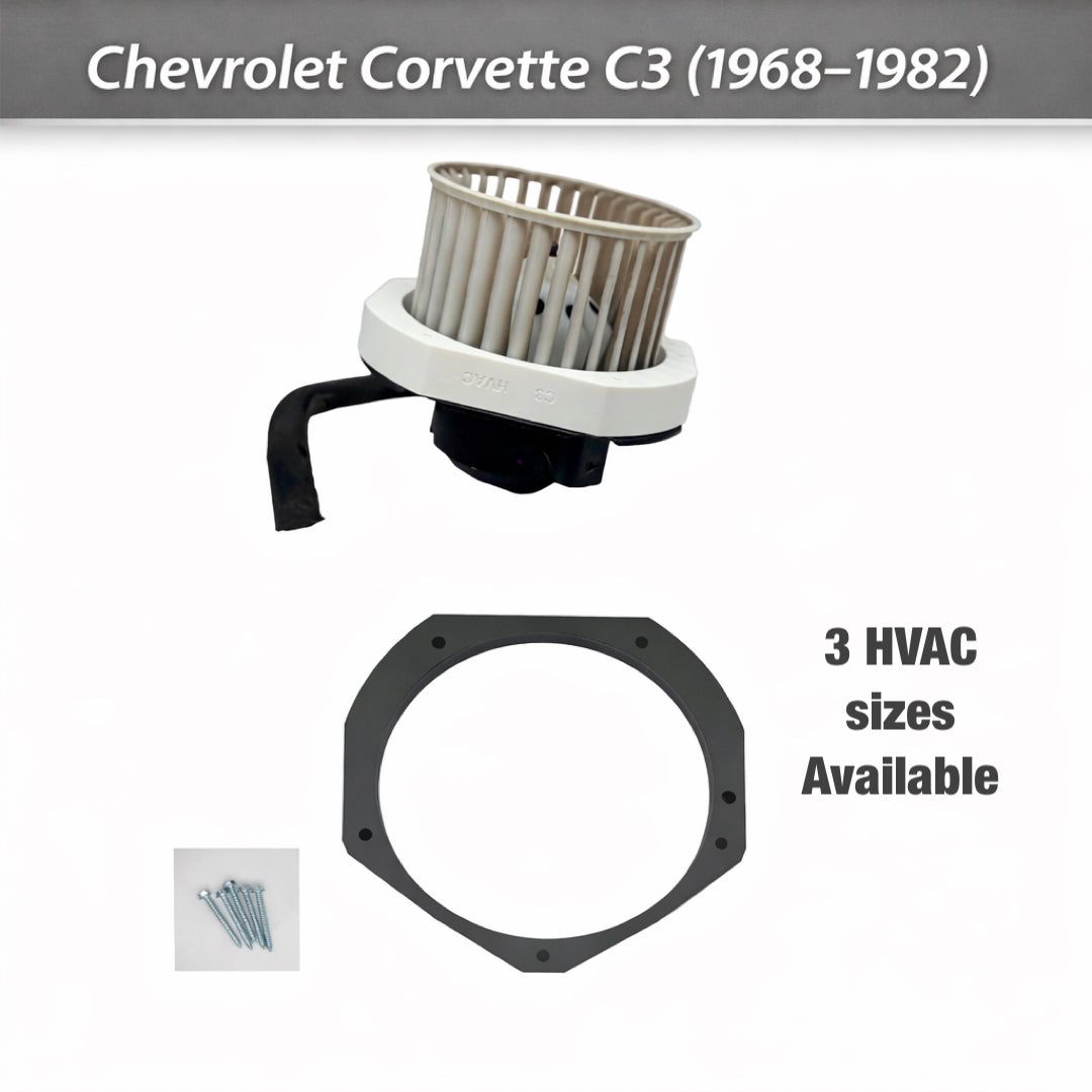 Chevrolet Corvette C3 C4 HVAC blower Spacer Adapter 1968-1982