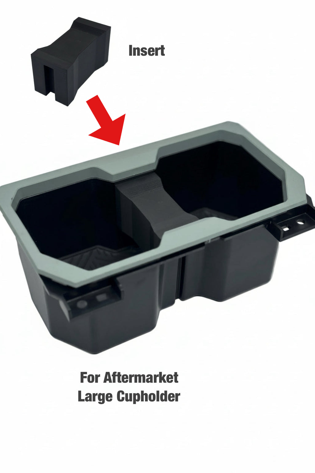 Toyota 2025 Tacoma Gen 4 / 4Runner Gen 6 - Cupholder Insert for Oversized AJT