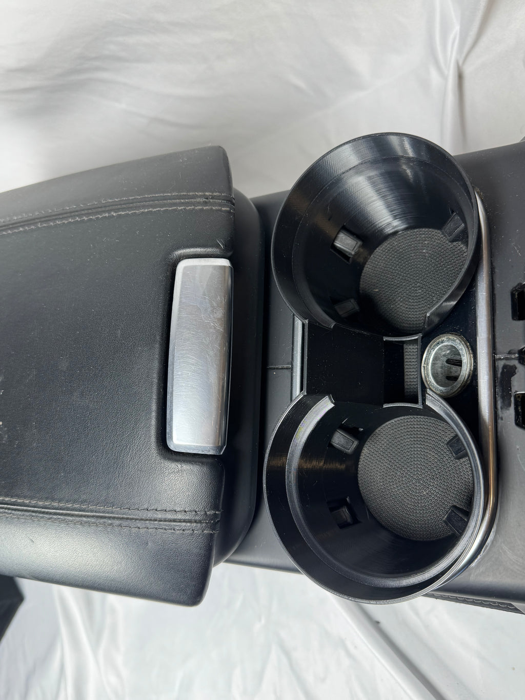 Porsche Cayenne 958 Dual Cup Holder Insert w/ Coin Pocket 2011–2018