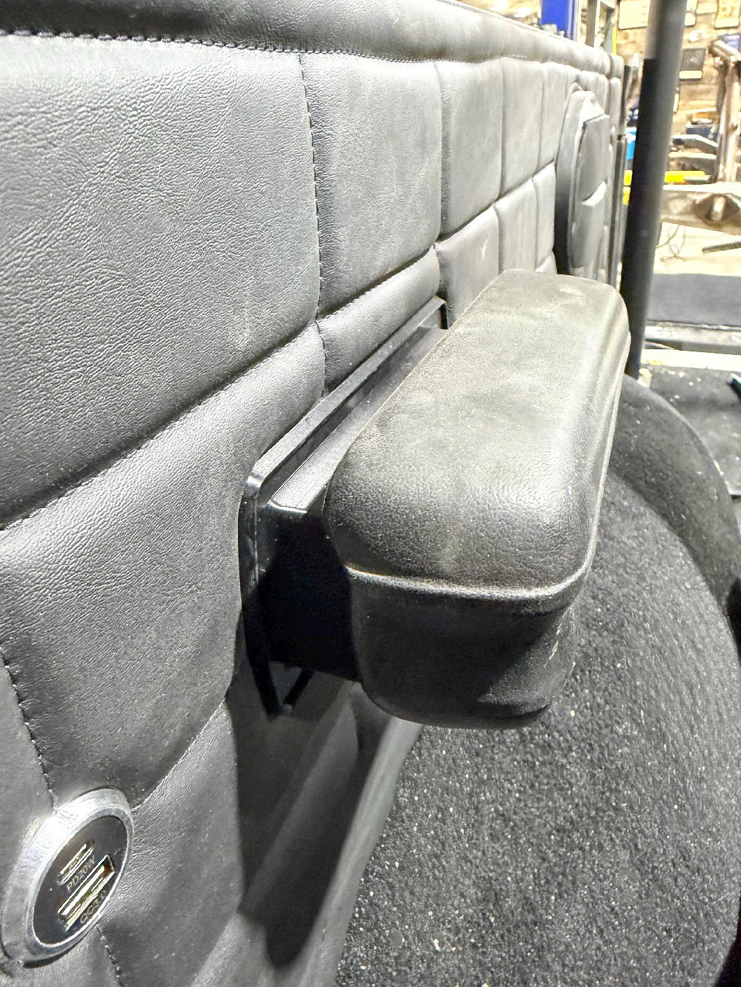 Ford Bronco - 1978 - 1979 Gen2 Rear Armrests Arm Rests Brackets Black  #D00Z-6224100