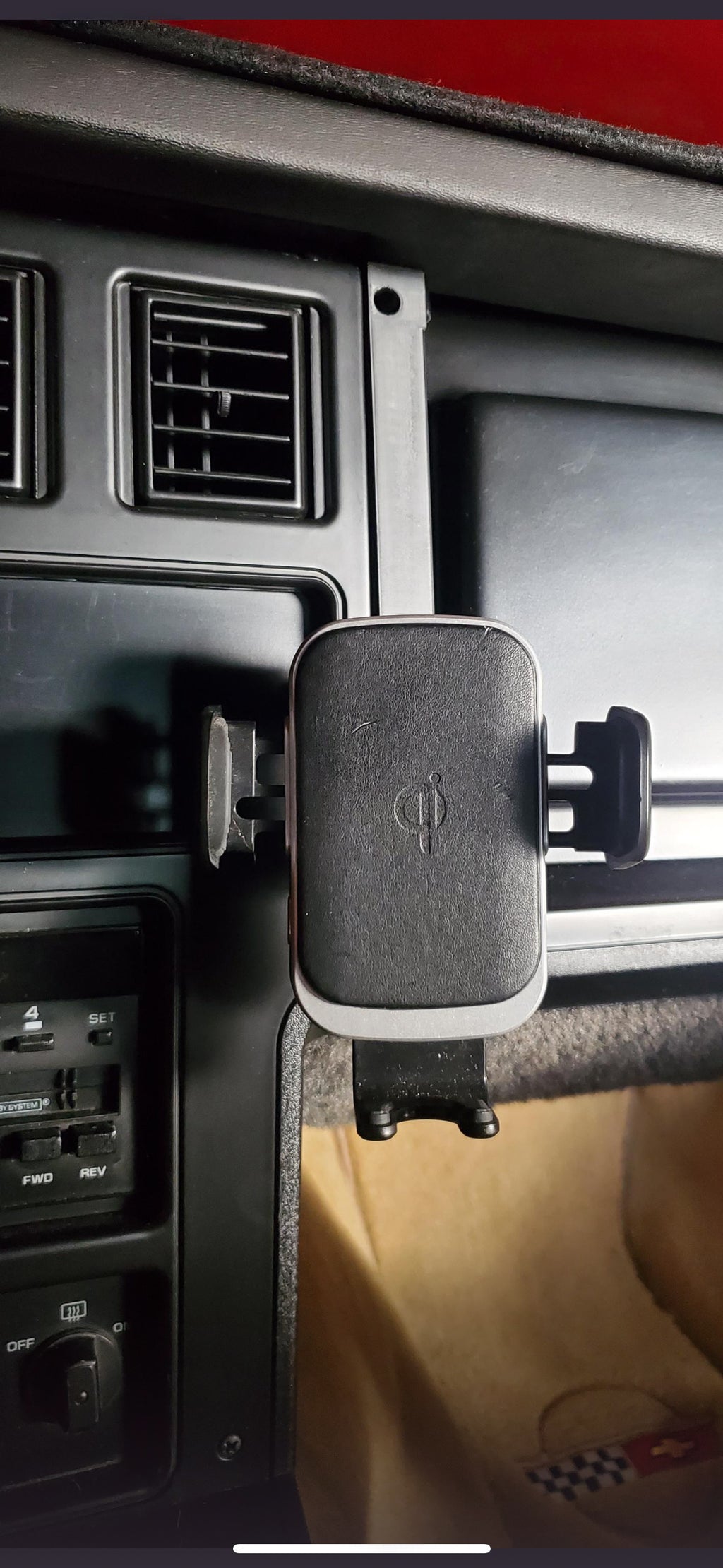 Chevrolet Corvette C4 Dashboard Phone Holder 17mm Ball (OEM-like) 1984 - 1989