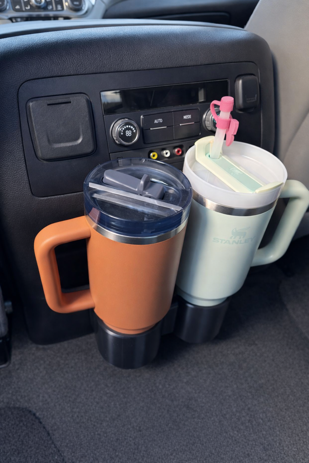 Chevrolet Tahoe Suburban / GMC Yukon Sierra Rear Seat Cupholders 2015-2020 - Stanley Sized