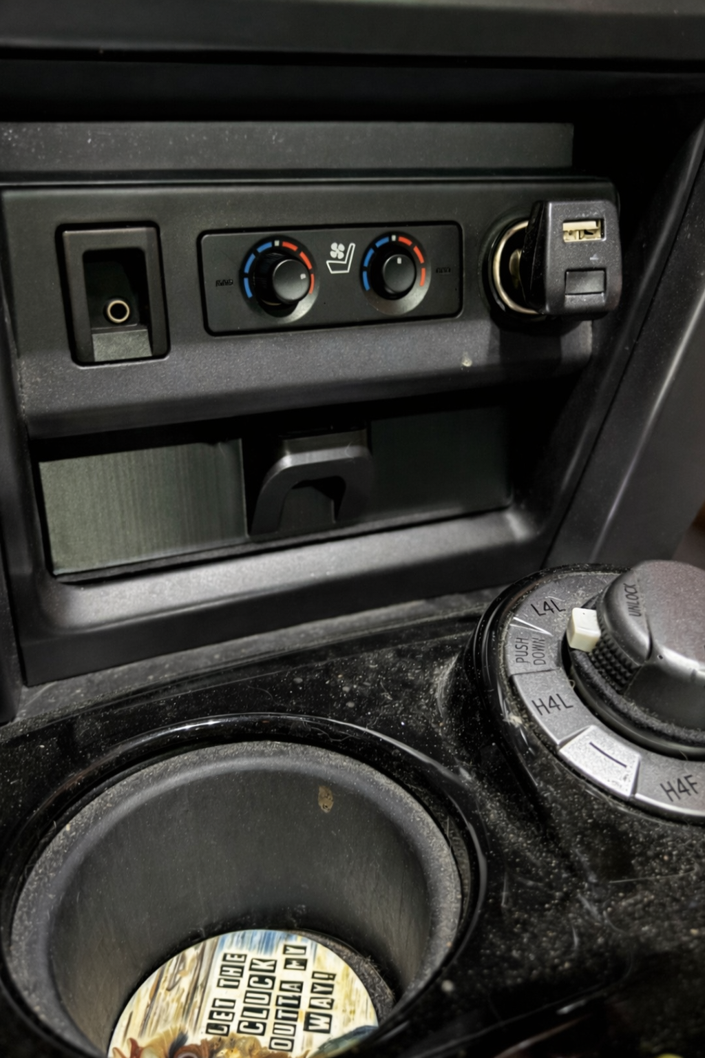 Toyota 4Runner Cubby Storage Dashboard Drawer |  5th Gen 2014-2024 | felted bottom