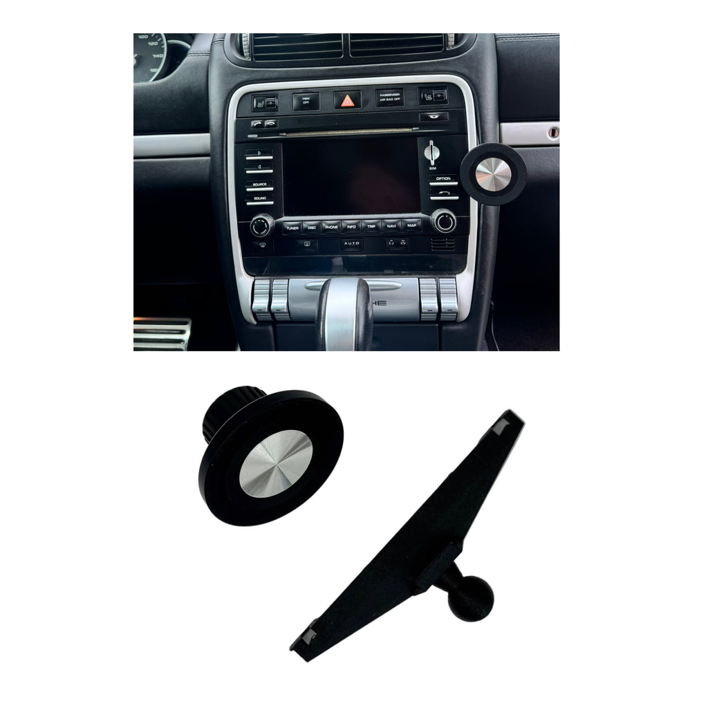 Porsche Cayenne 955 957 Dash Radio Phone Mount 2003–2010 - Mag Safe