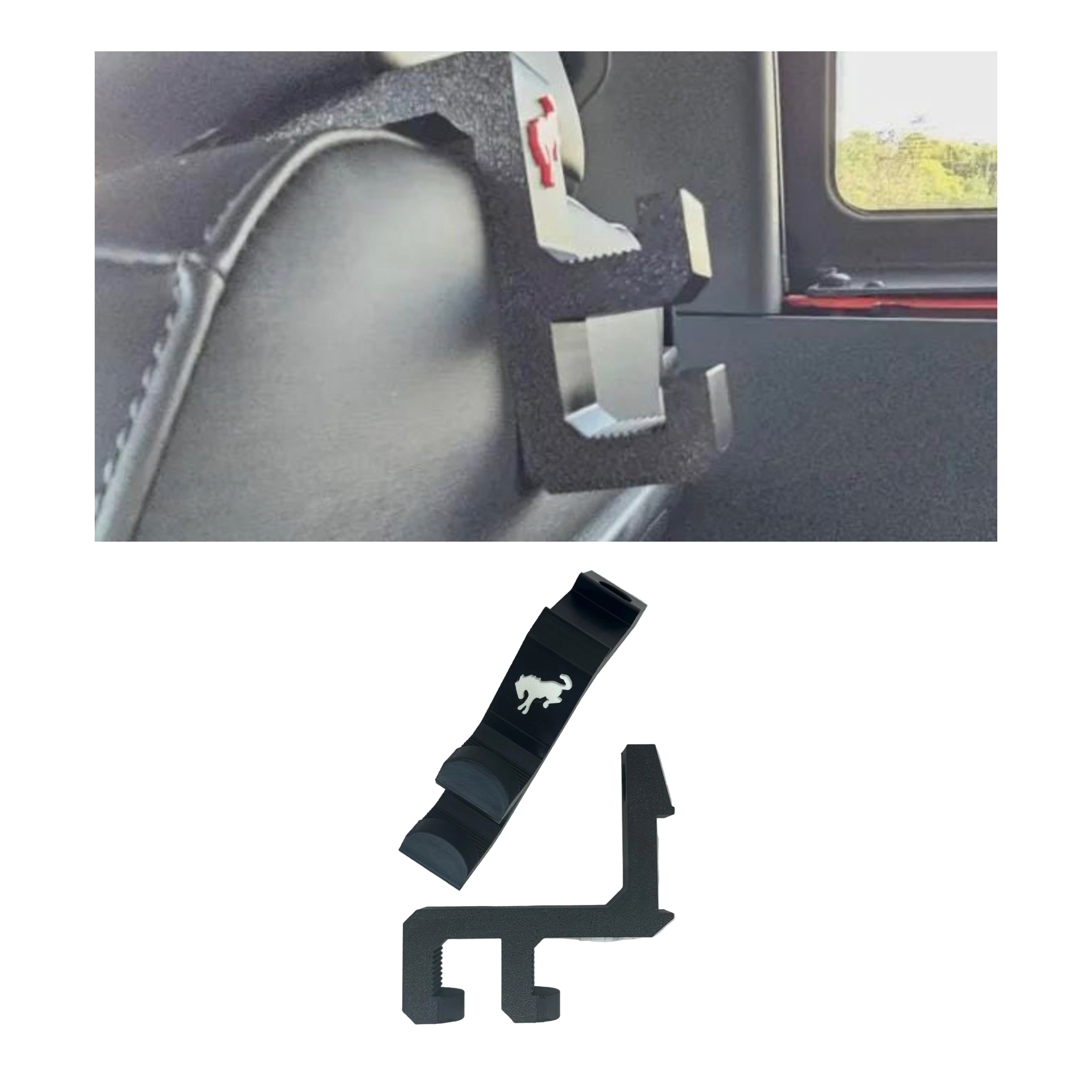 Ford Bronco 2021-2025 Gen6 Headrest Storage  DOUBLE Hooks (pack of 2)