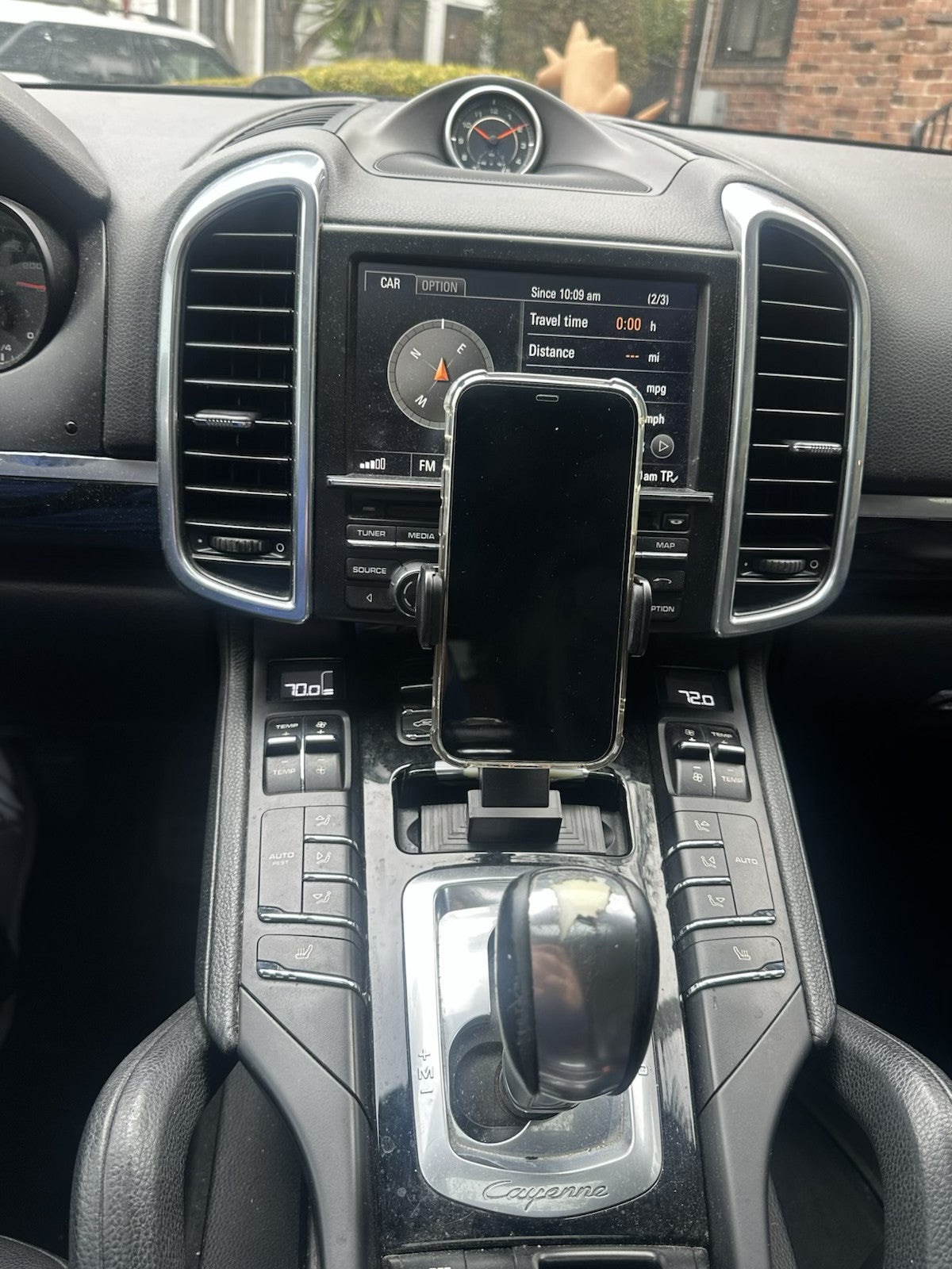 Porsche Cayenne 958 - 2011-2014 - Ash Tray Phone Mount – Replaces Ashtray - 17mm ball