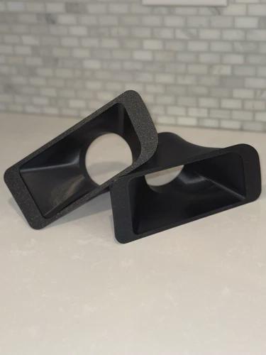 BMW E36 Non-M & M3 fog light air intakes 1992 - 1999 70mm - Reinforced ASA - hardware included