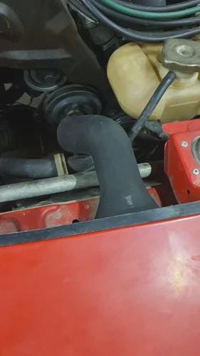 Porsche 924 944 Alternator Cooling Duct 1976-1988, 1982 - 1991