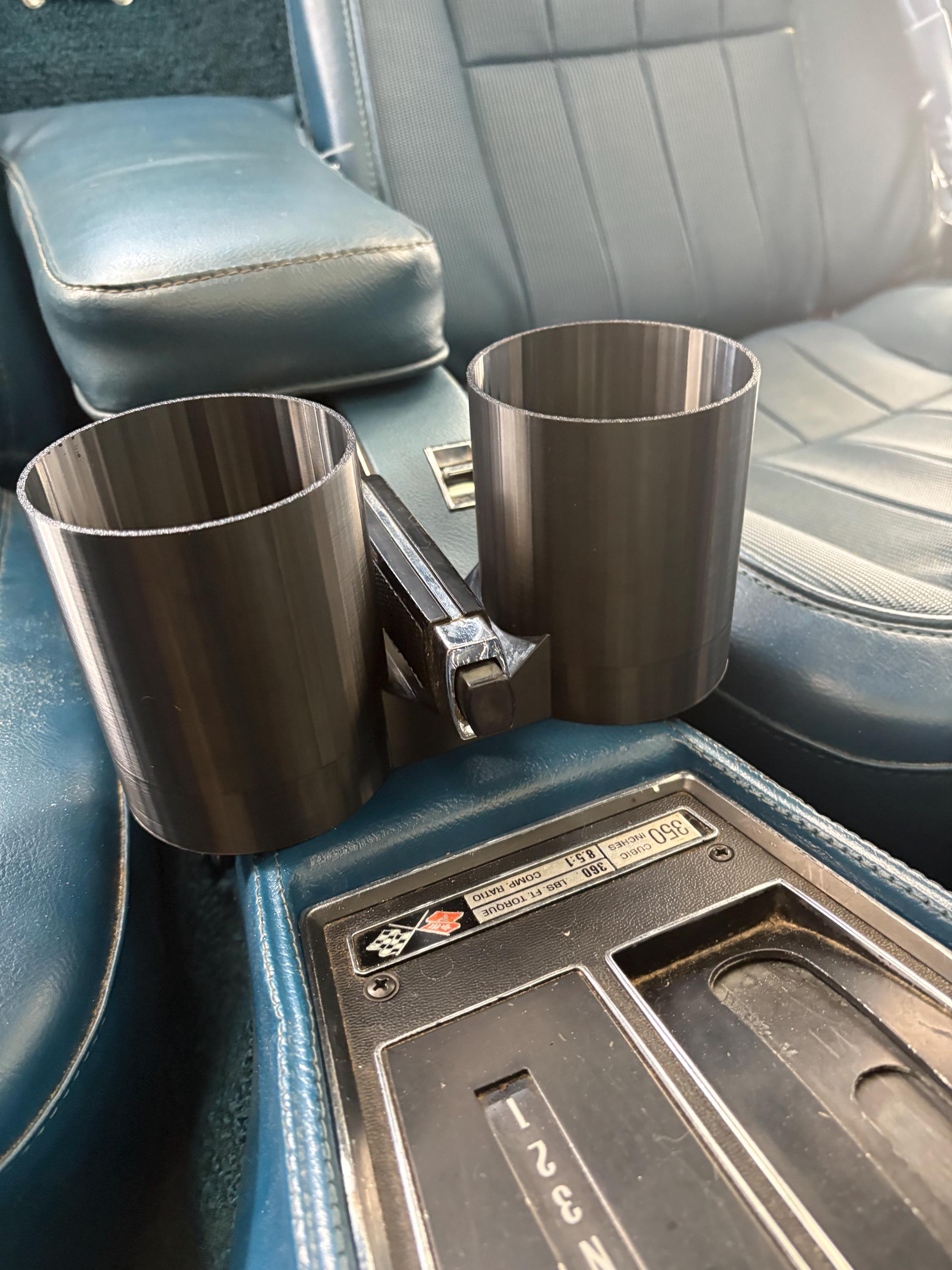 C3 Corvette Cup Holder Chevrolet Chevy Under E-brake - 1968 - 1982 reinforced