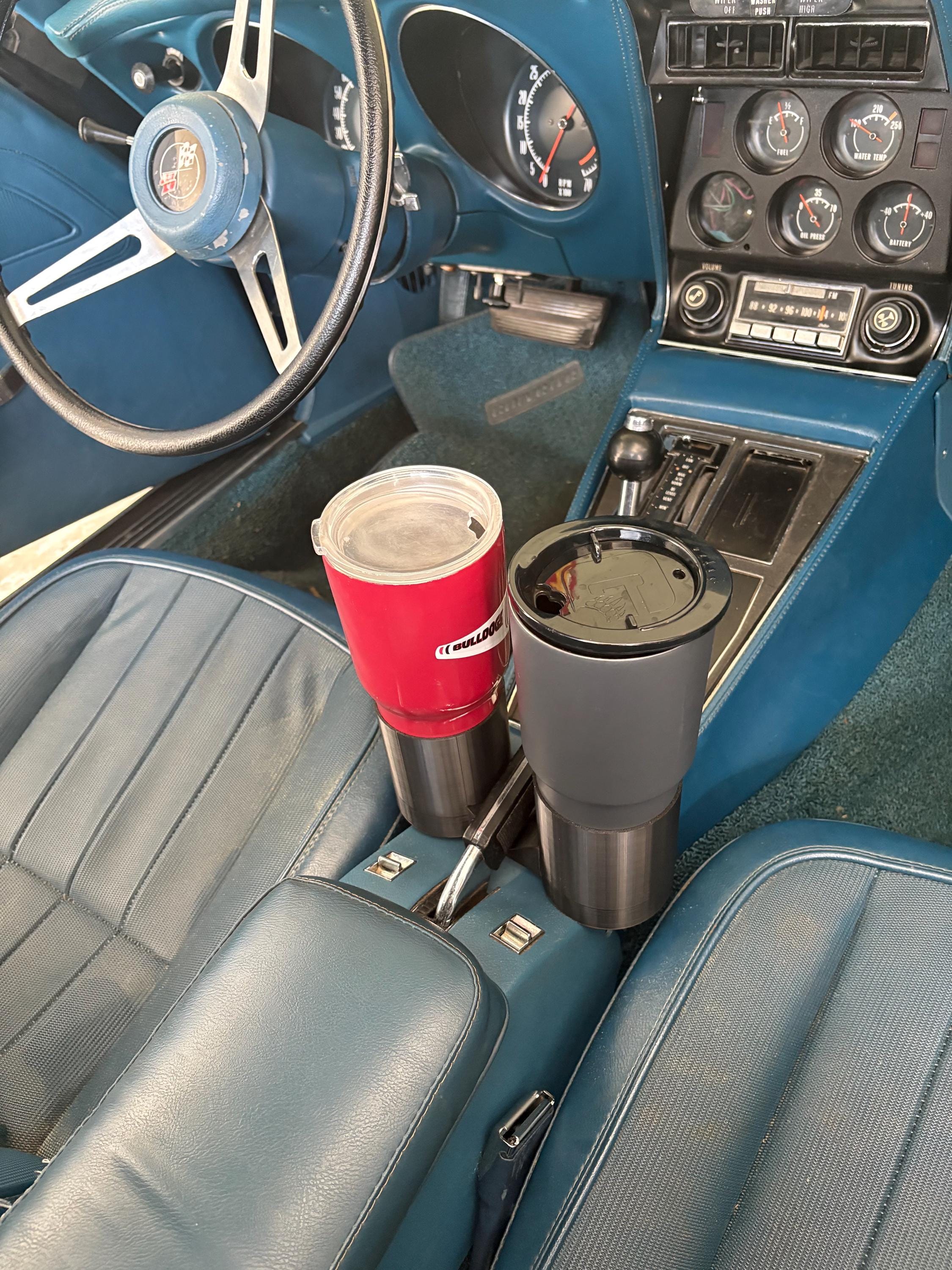 C3 Corvette Cup Holder Chevrolet Chevy Under E-brake - 1968 - 1982 reinforced