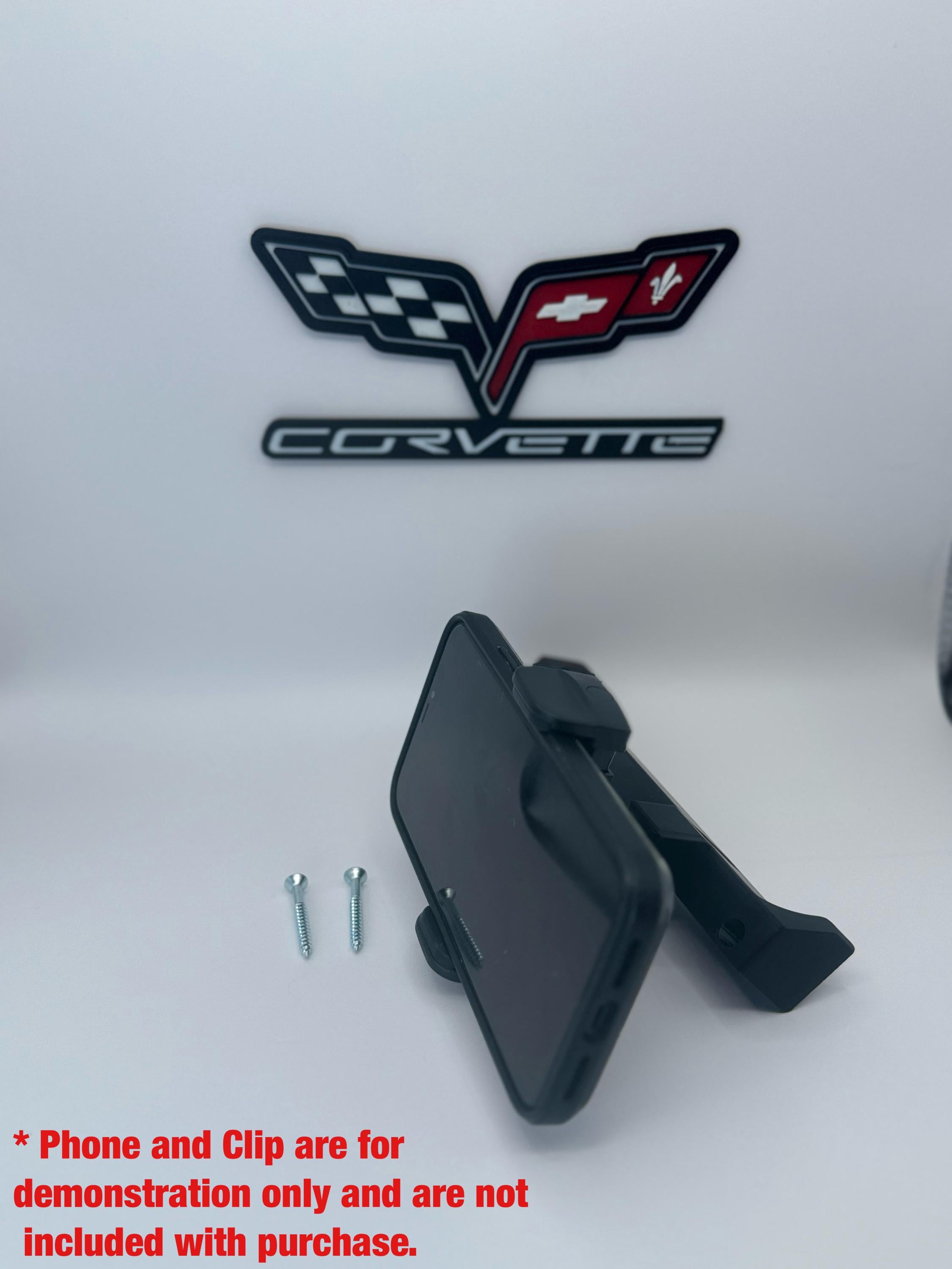 Chevrolet Corvette C4 Dashboard Phone Holder 17mm Ball (OEM-like) 1984 - 1989