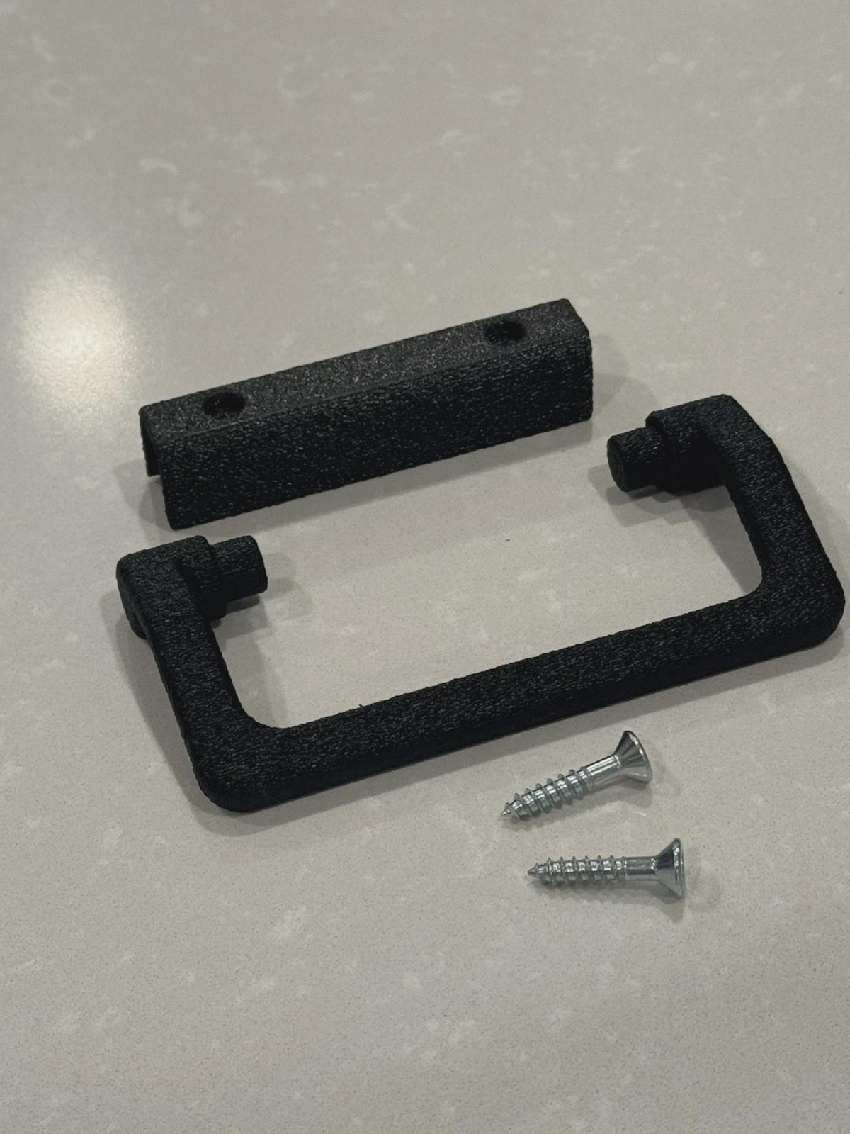 Chevrolet Corvette C3 Rear Window Shade Handle w/Retainer 1978-1982