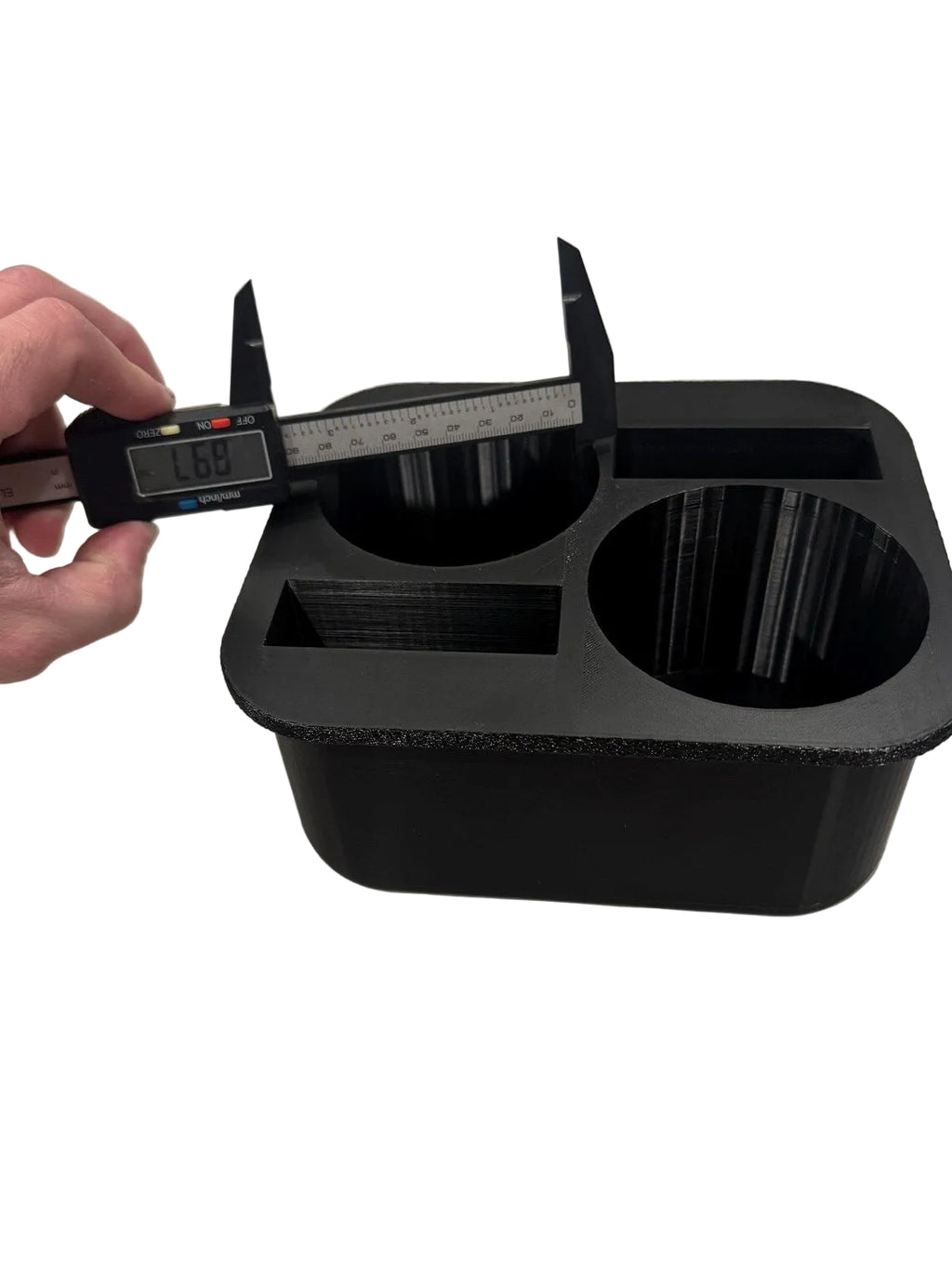 GMC Chevrolet 2000-2006 Tahoe Yukon Silverado Sierra Dual Cup Holder Phone Tray LARGER Bottles