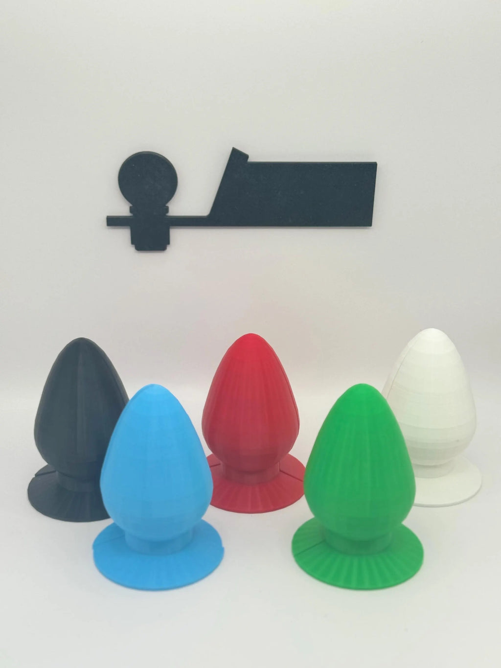 Butt Plug Trailer Hitch Ball Magnetic Cover - for 54mm Ball - ABS - Gag Gift for Truck